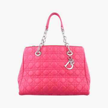 Cannage Dior Soft Shopping Pink lambskin 01-BO-0124ディオールソフトショッピング ピンク ラムスキン 01-BO-0124