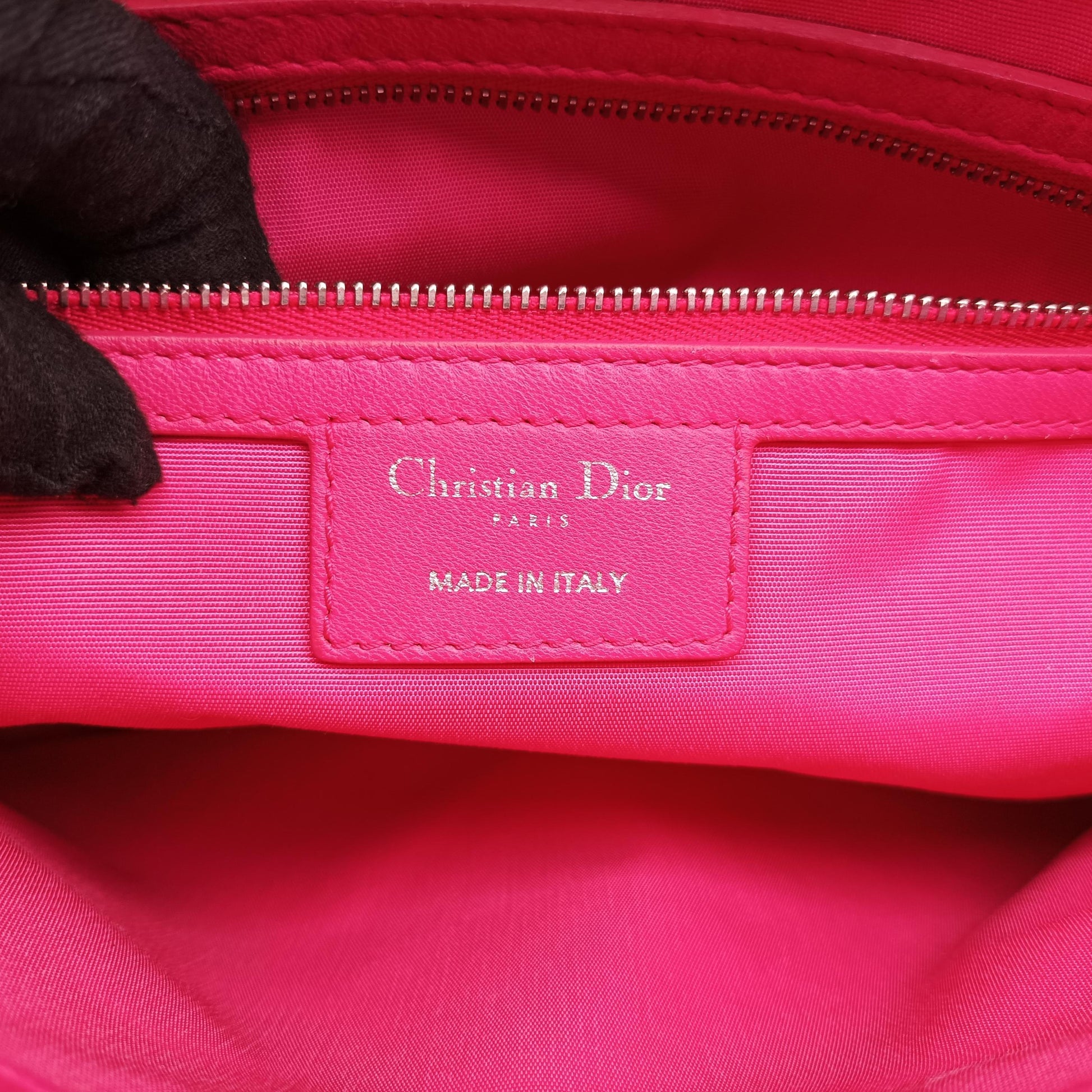 Cannage Dior Soft Shopping Pink lambskin 01-BO-0124ディオールソフトショッピング ピンク ラムスキン 01-BO-0124