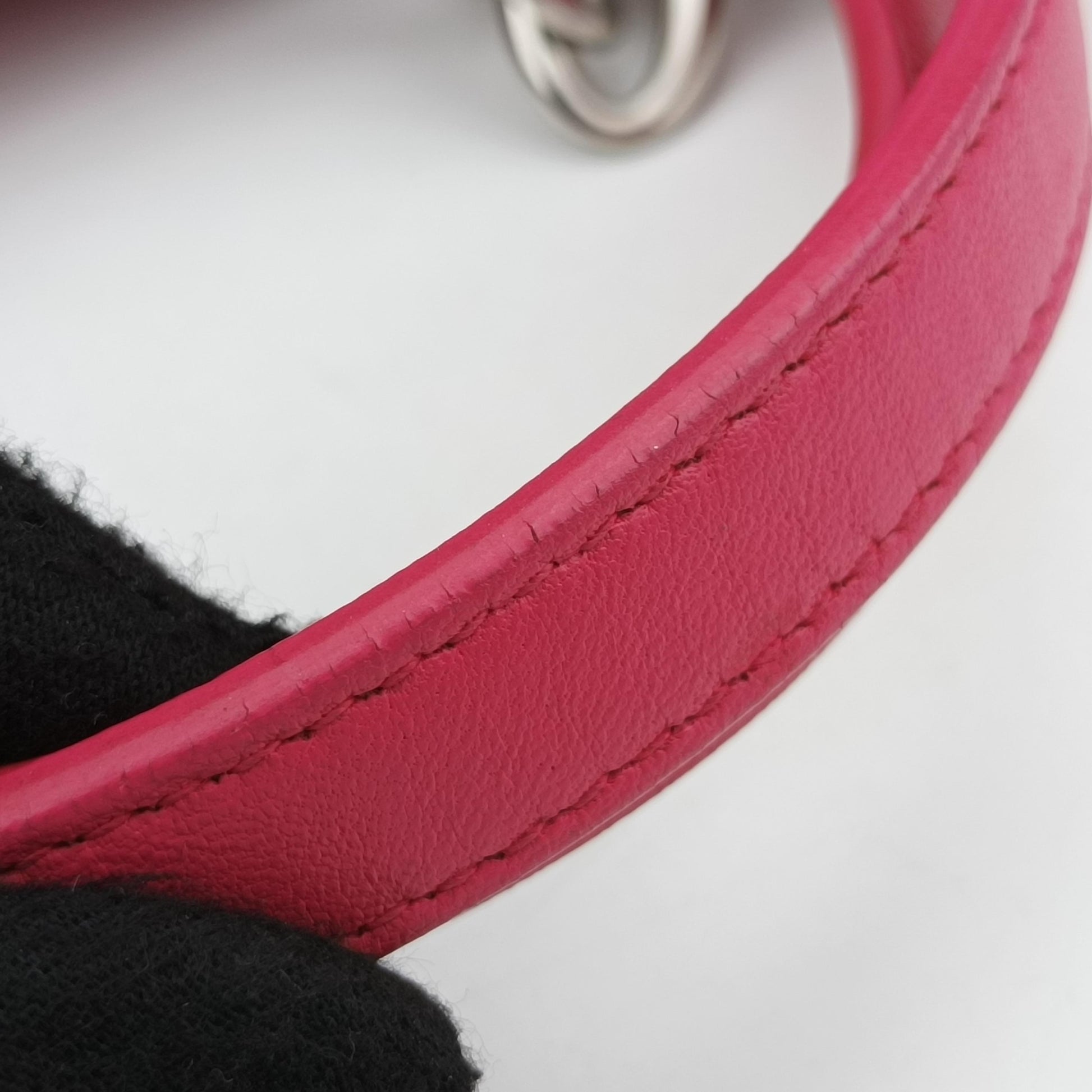 Cannage Dior Soft Shopping Pink lambskin 01-BO-0124ディオールソフトショッピング ピンク ラムスキン 01-BO-0124