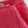Cannage Dior Soft Shopping Pink lambskin 01-BO-0124ディオールソフトショッピング ピンク ラムスキン 01-BO-0124