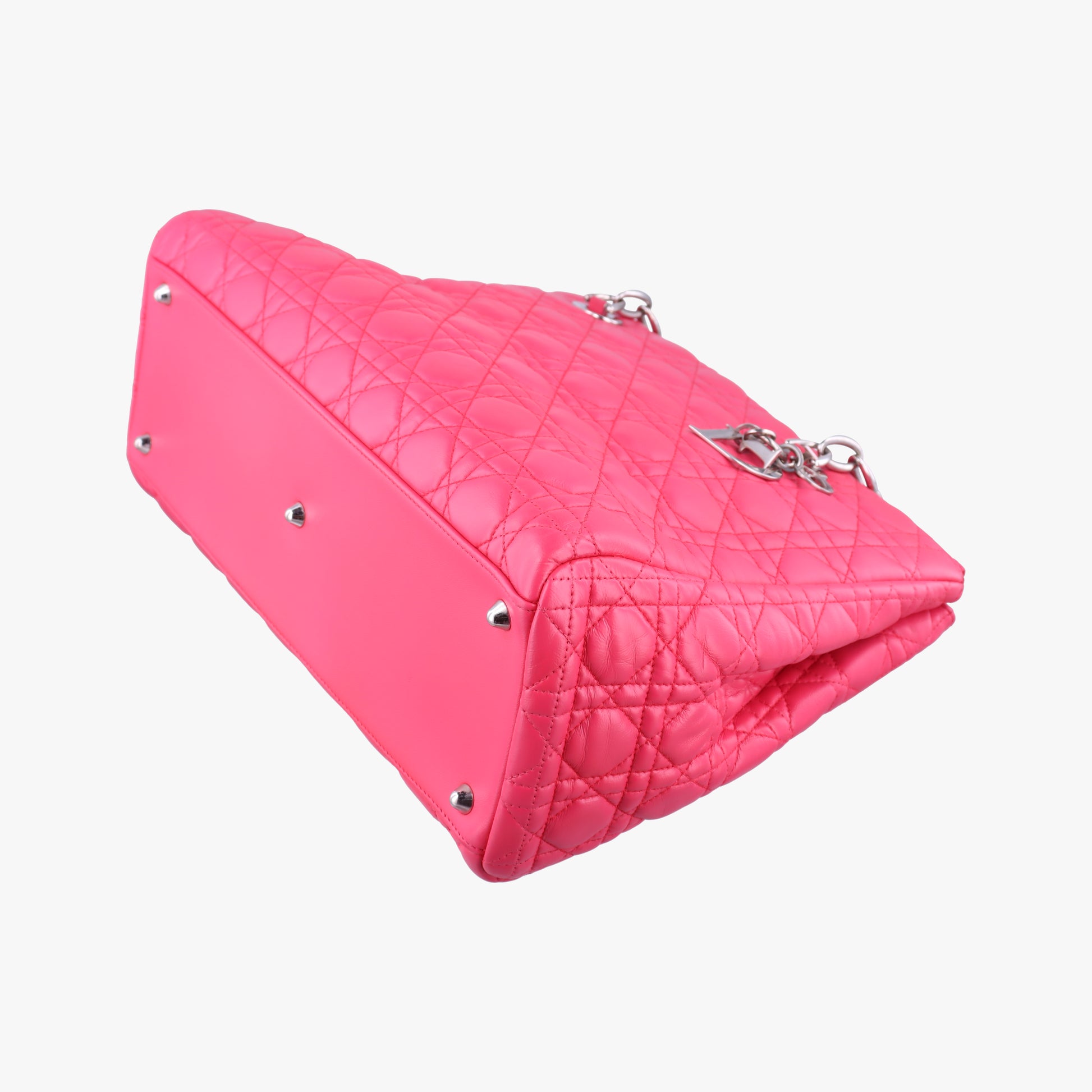 Cannage Dior Soft Shopping Pink lambskin 01-BO-0124ディオールソフトショッピング ピンク ラムスキン 01-BO-0124