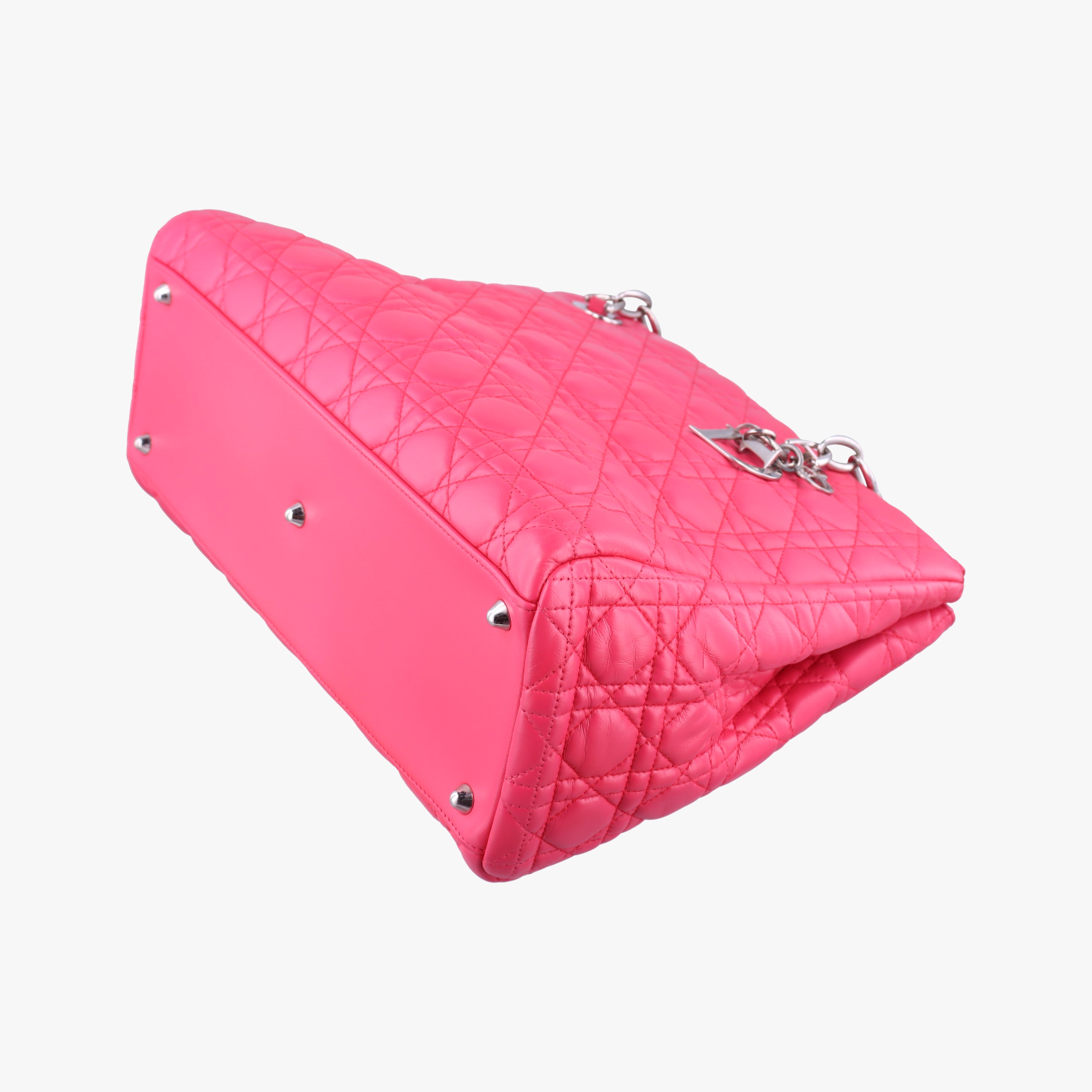 Cannage Dior Soft Shopping Pink lambskin 01-BO-0124ディオールソフトショッピング ピンク ラムスキン 01-BO-0124