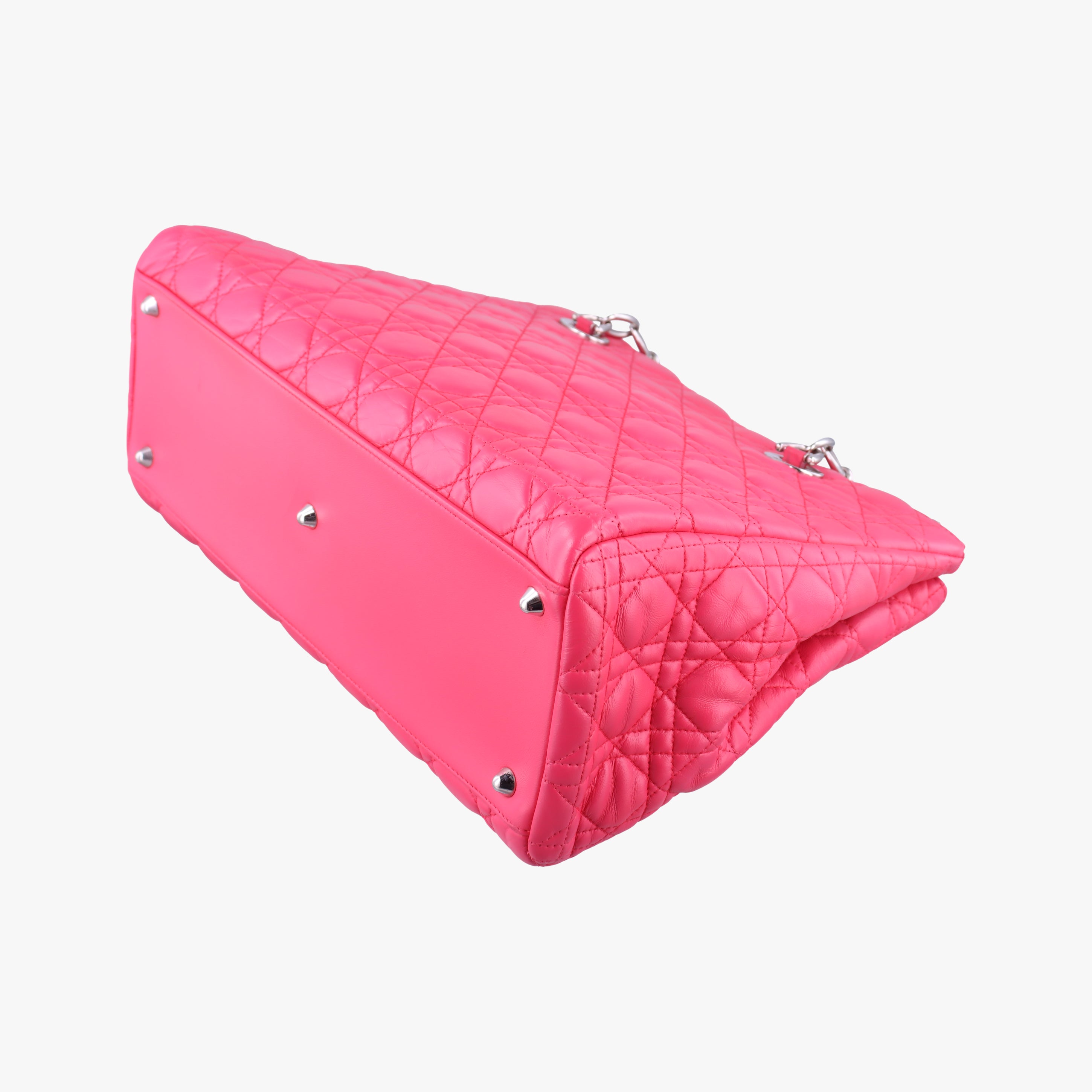 Cannage Dior Soft Shopping Pink lambskin 01-BO-0124ディオールソフトショッピング ピンク ラムスキン 01-BO-0124