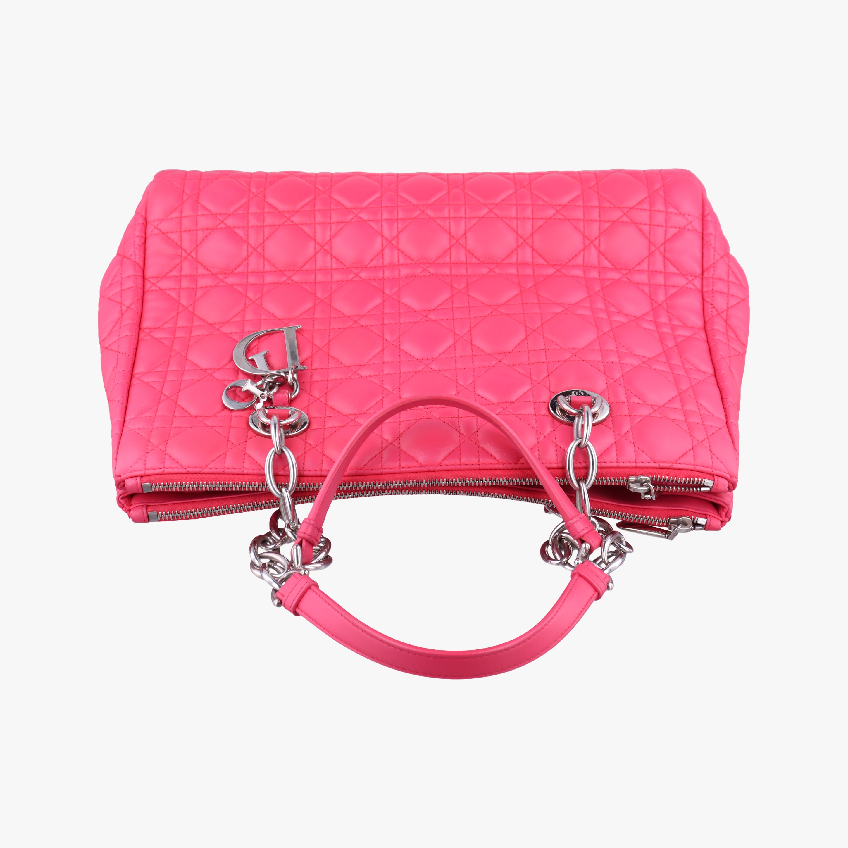 Cannage Dior Soft Shopping Pink lambskin 01-BO-0124ディオールソフトショッピング ピンク ラムスキン 01-BO-0124
