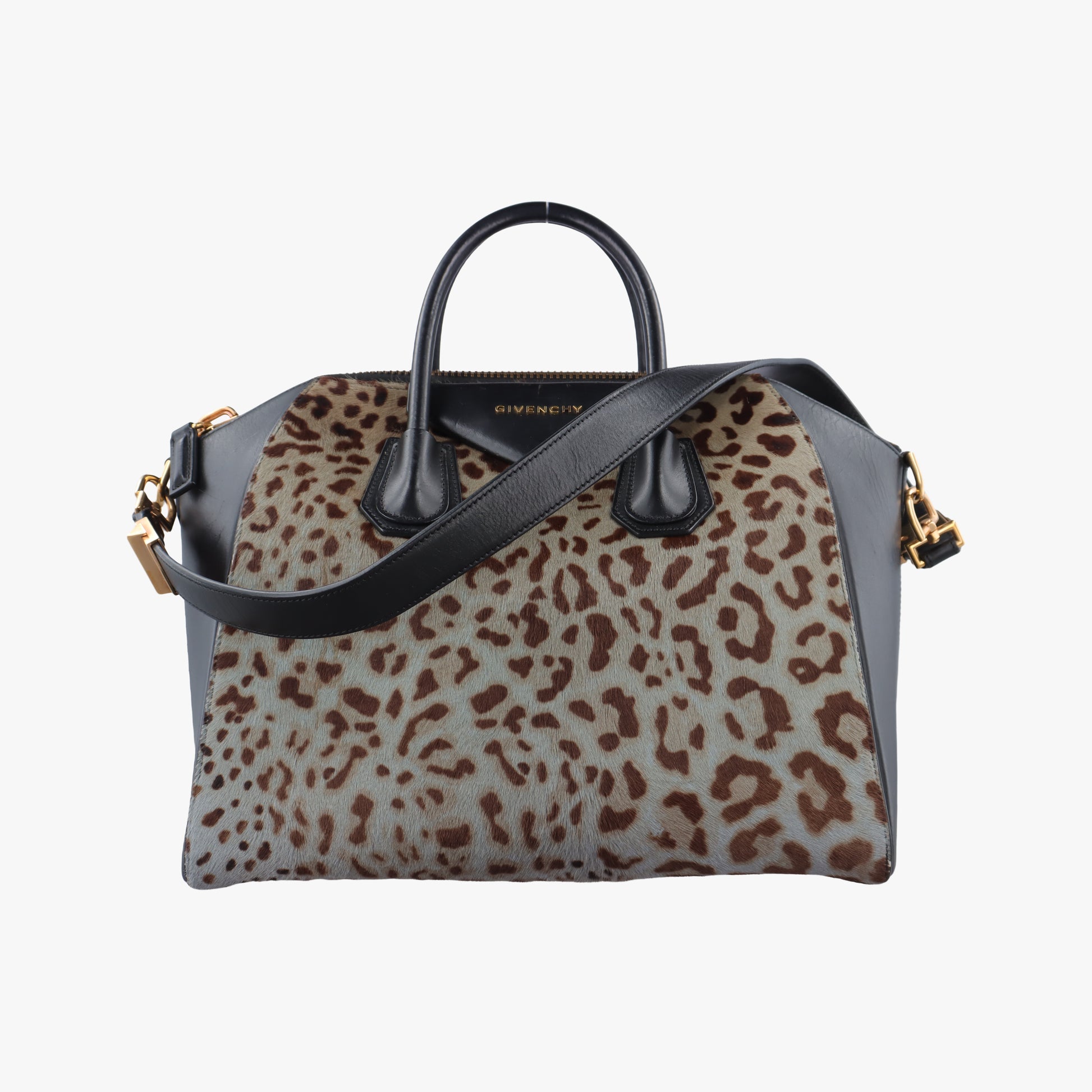 Medium Antigona beige×Gray×Multicolour ponyhair×Leather 3C0173ミディアムアンティゴネ ベージュ×グレー×マルチカラー ハラコ×レザー 3C0173