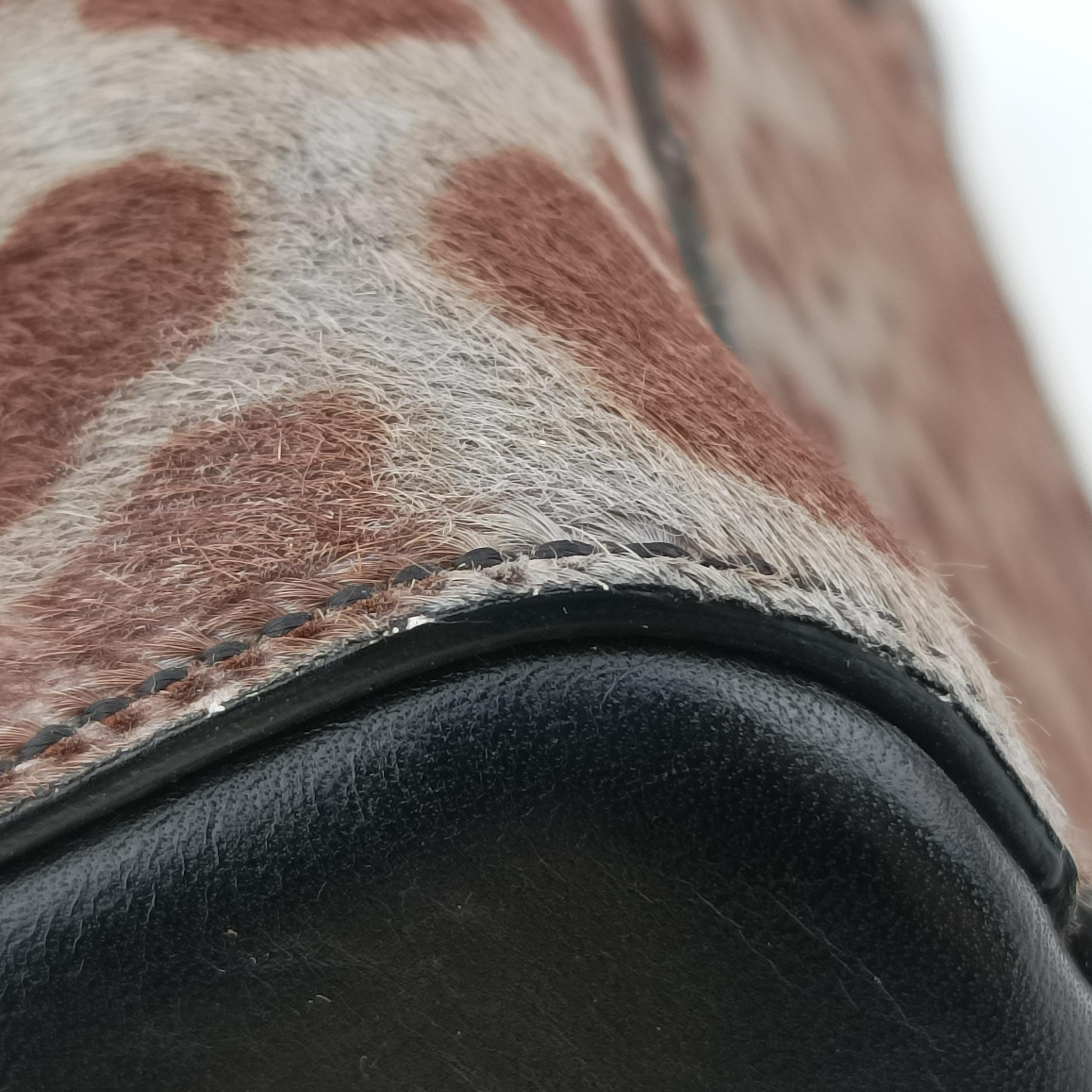 Medium Antigona beige×Gray×Multicolour ponyhair×Leather 3C0173ミディアムアンティゴネ ベージュ×グレー×マルチカラー ハラコ×レザー 3C0173