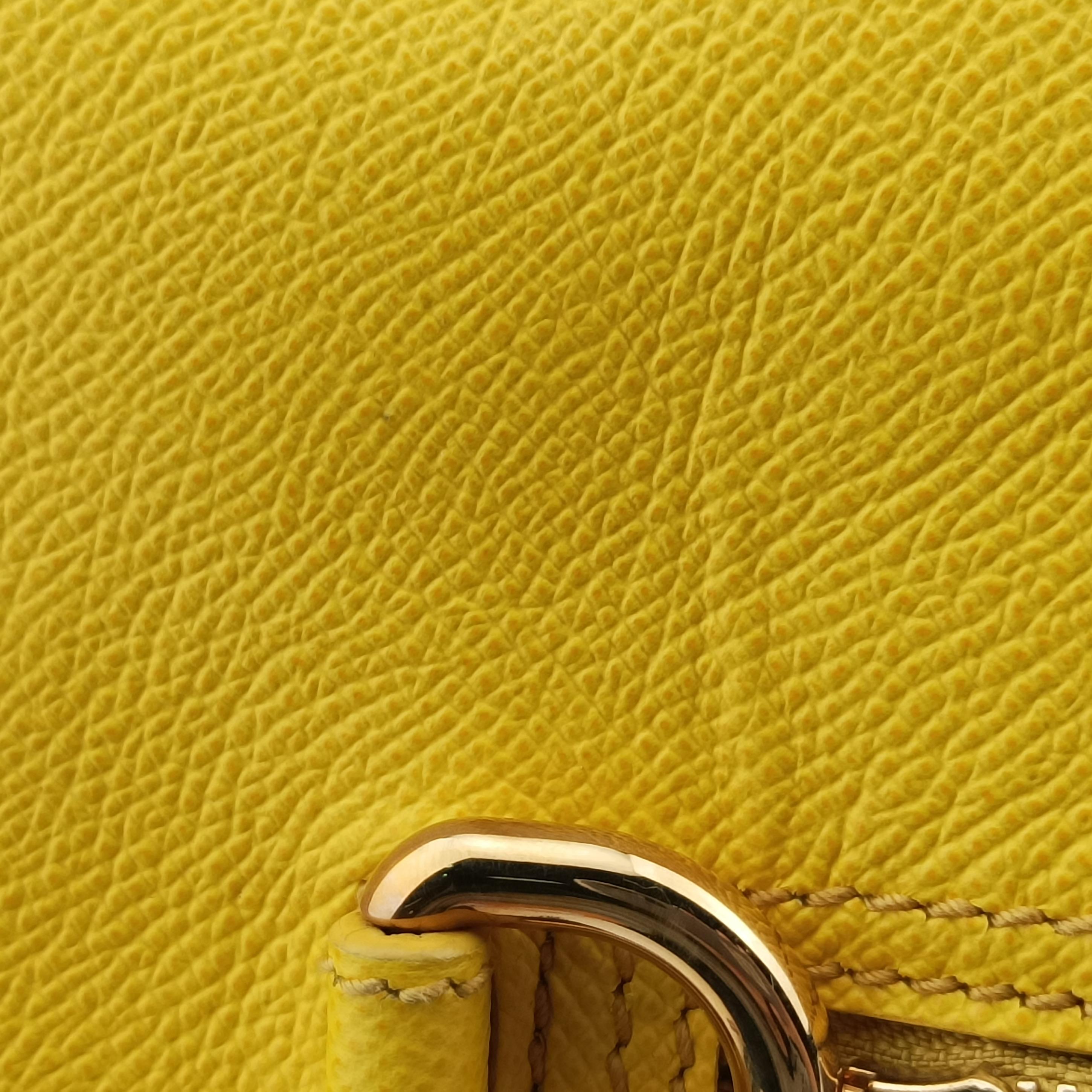 Sicily Yellow leather シシリー イエロー レザー 