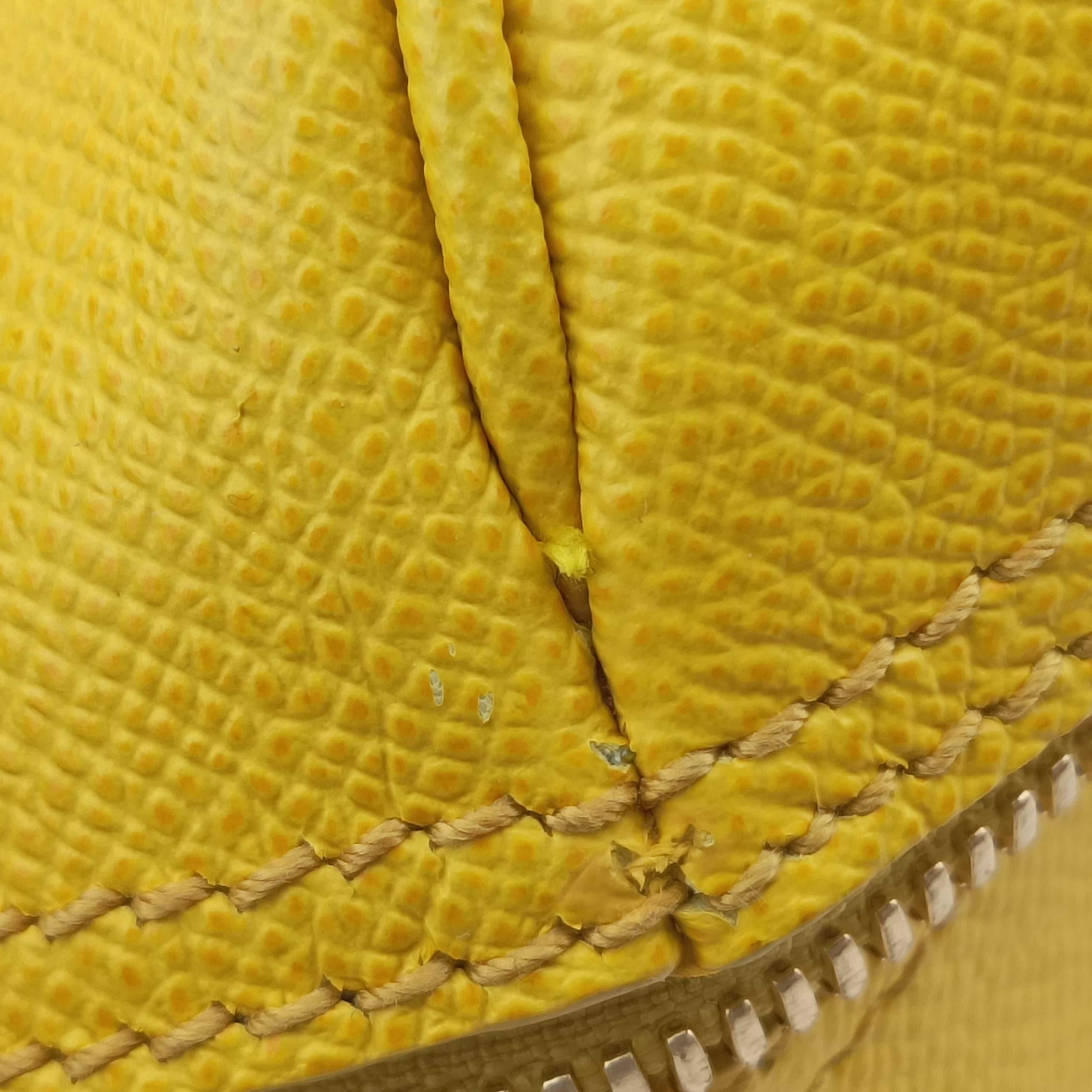 Sicily Yellow leather シシリー イエロー レザー 