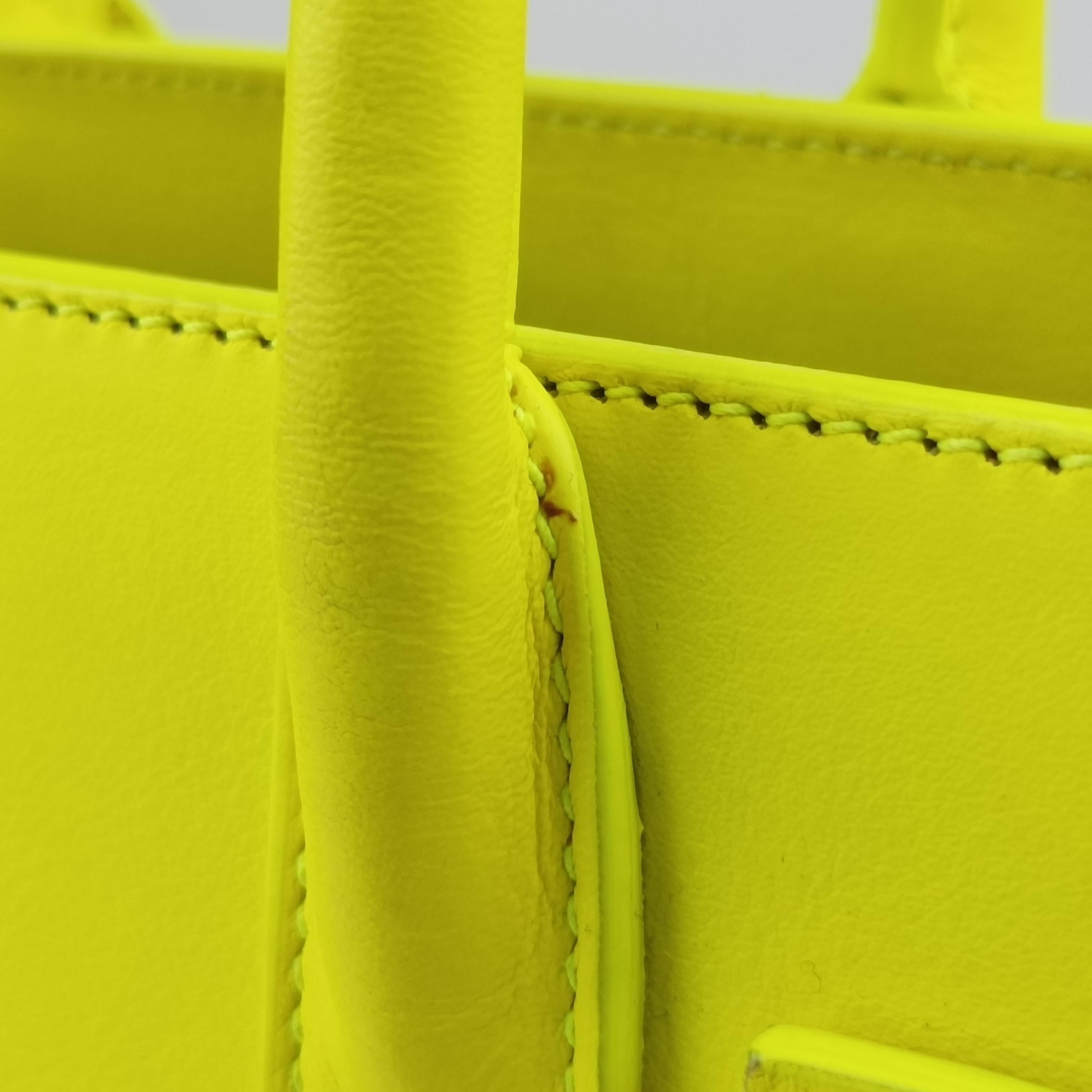 SAC DE JOUR Yellow Leather 340778 GNR340778.0414サックドジュールナノ イエロー レザー 340778 GNR340778.0414