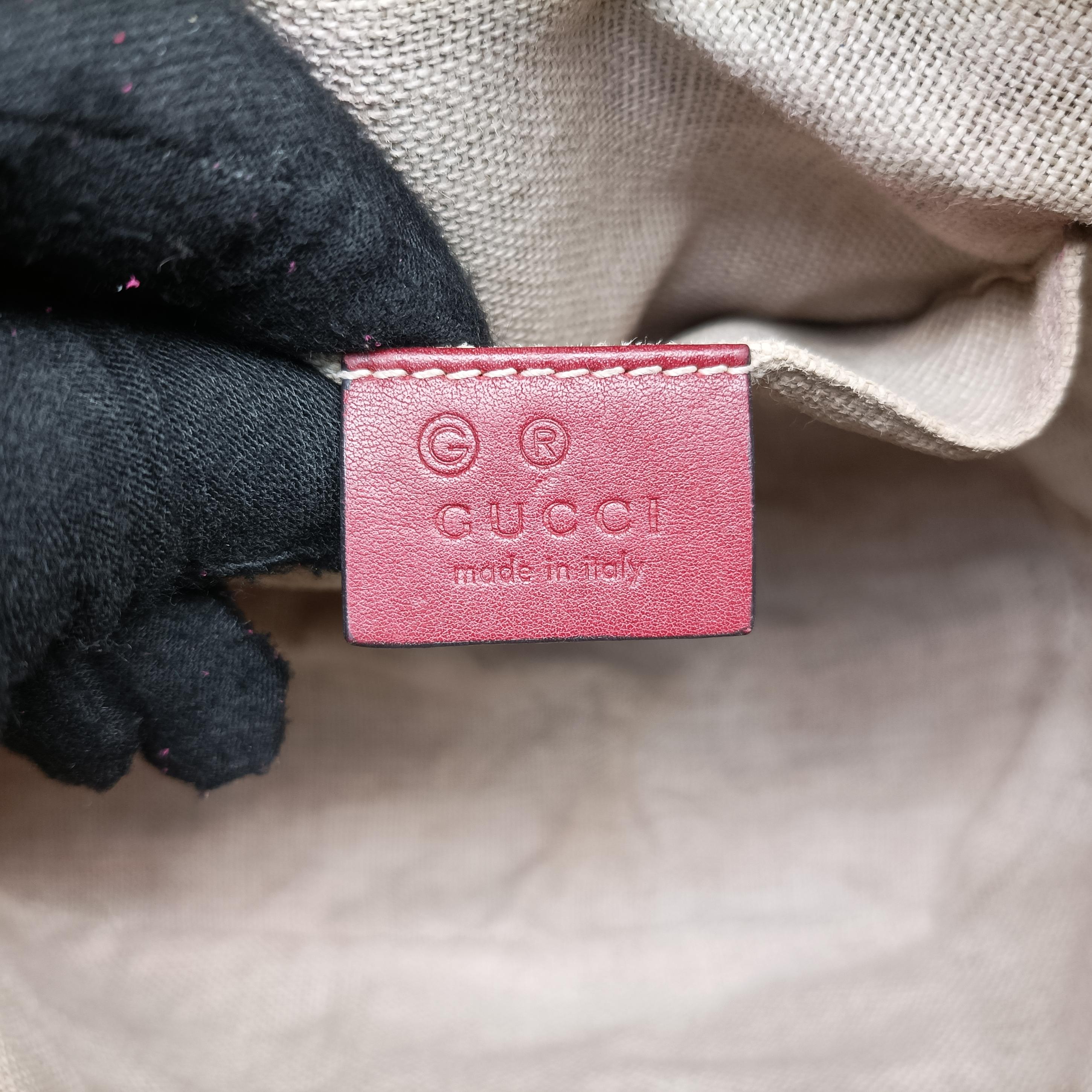 Microguccissima Red Leather 449654 A022310254マイクログッチシマ レッド レザー 449654 A022310254