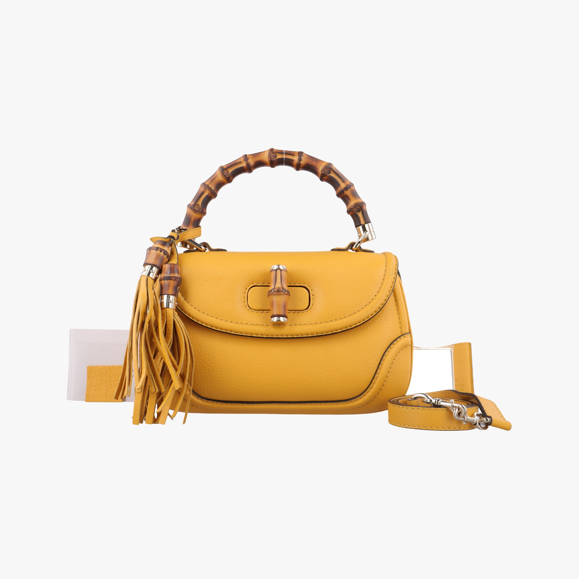 New Bamboo Yellow Leather 254884 I016362903ニューバンブー イエロー レザー 254884 I016362903