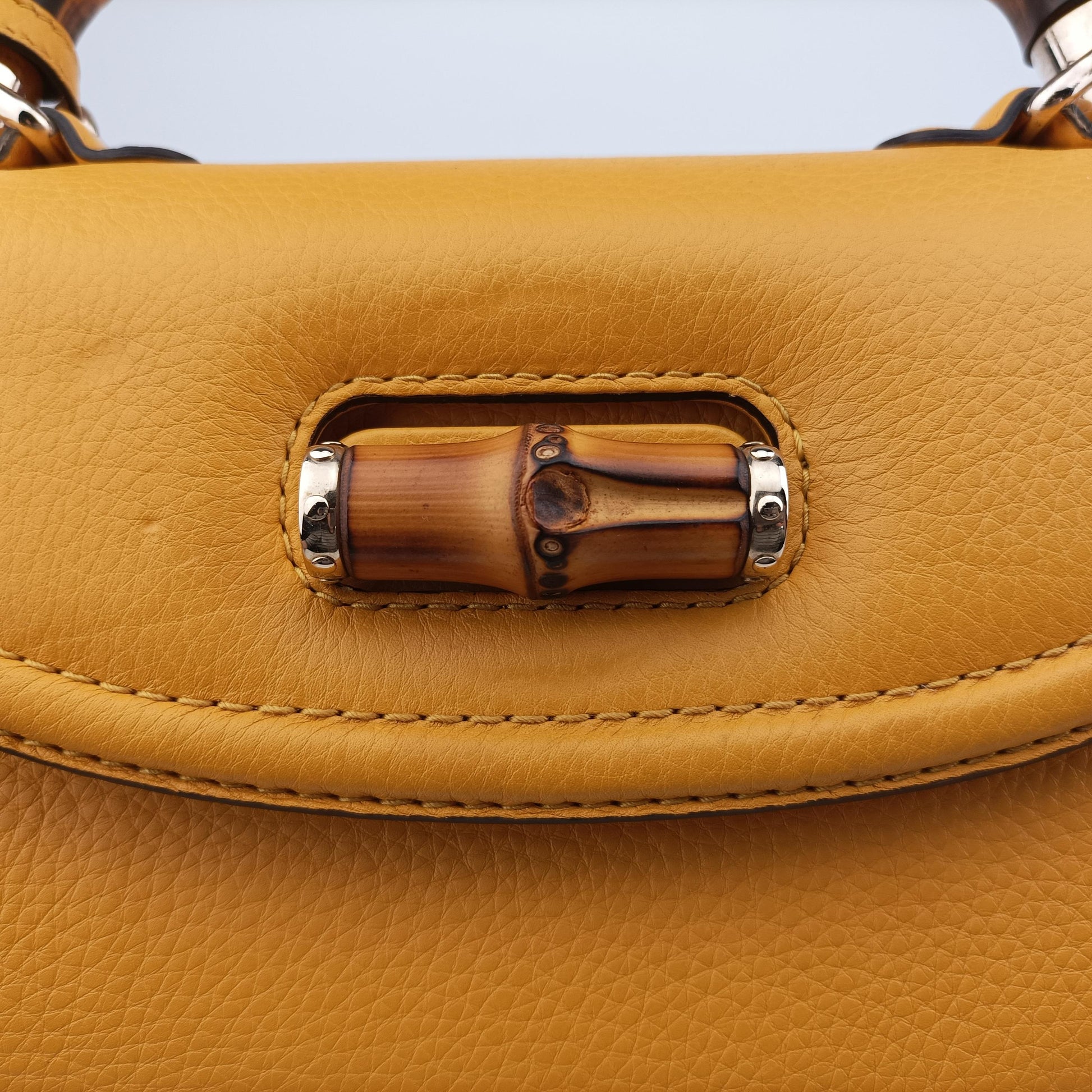 New Bamboo Yellow Leather 254884 I016362903ニューバンブー イエロー レザー 254884 I016362903