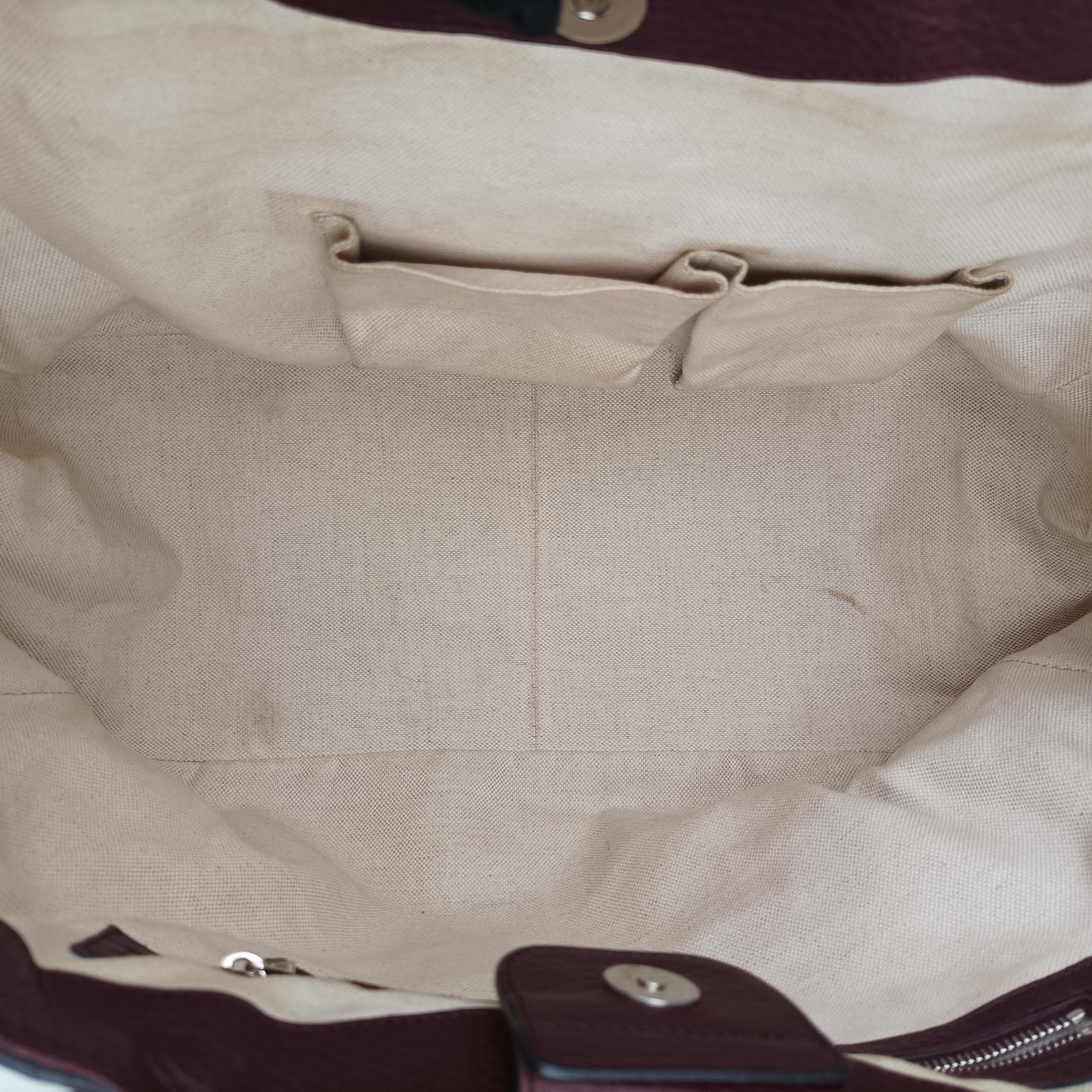 New Bamboo Tassel khaki×burgundy Leather × fabric 246860 D6509785ニューバンブー カーキ×ワインレッド レザー×ファブリック 246860 D6509785