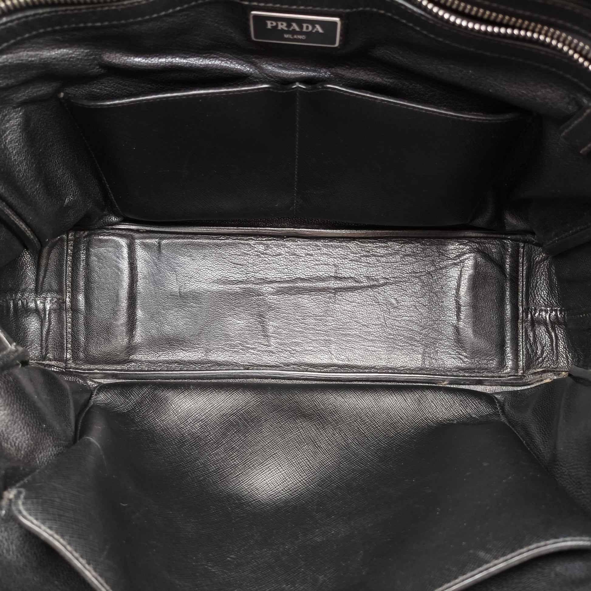 Business Briefcase Black SAFFIANO Leather 2VE011 31/H 208ビジネス ブリーフケース ブラック サフィアーノレザー 2VE011 31/H 208