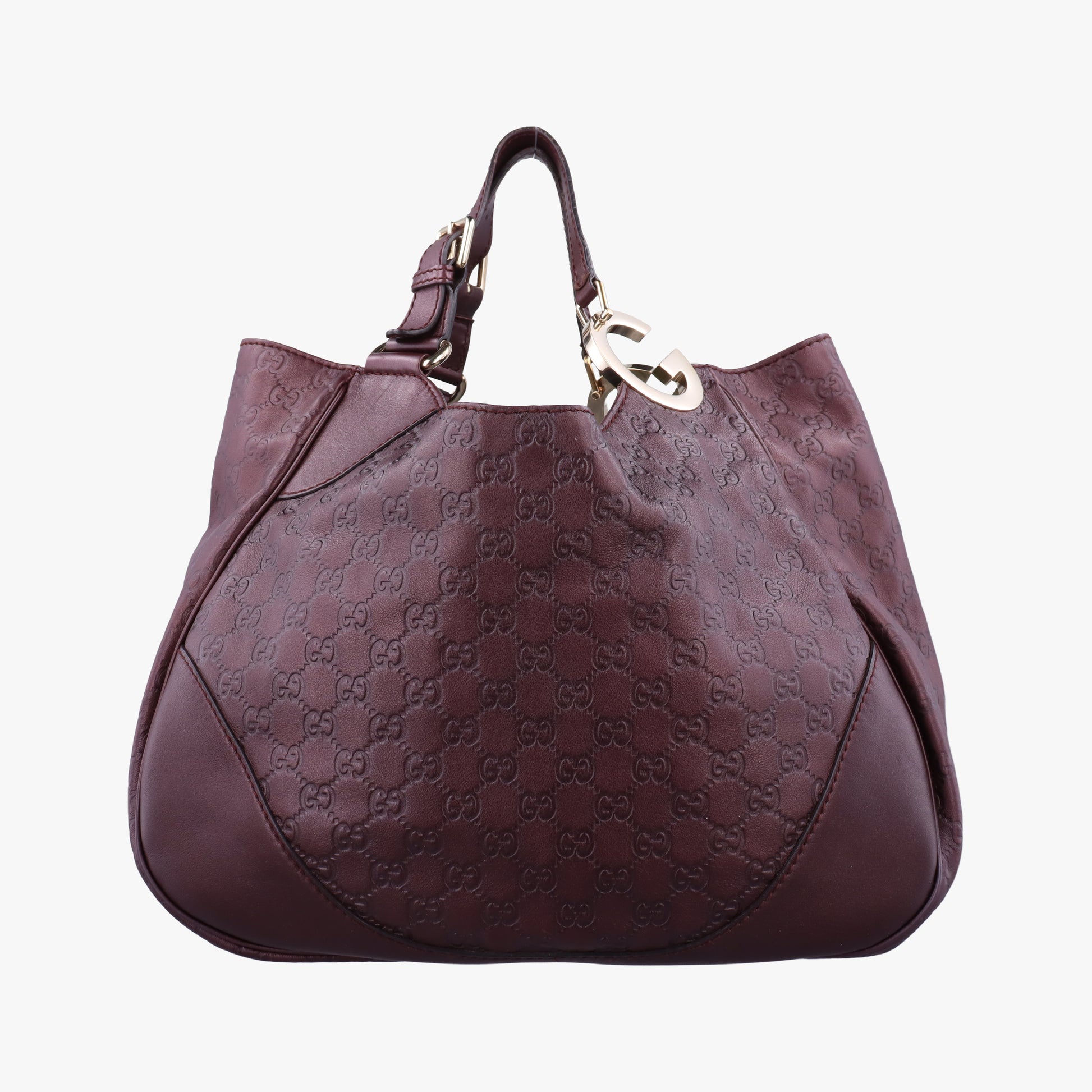 Charlotte Hobo Burgundy leather 203504 C6683948シャーロット ホーボー ワインレッド レザー 203504 C6683948