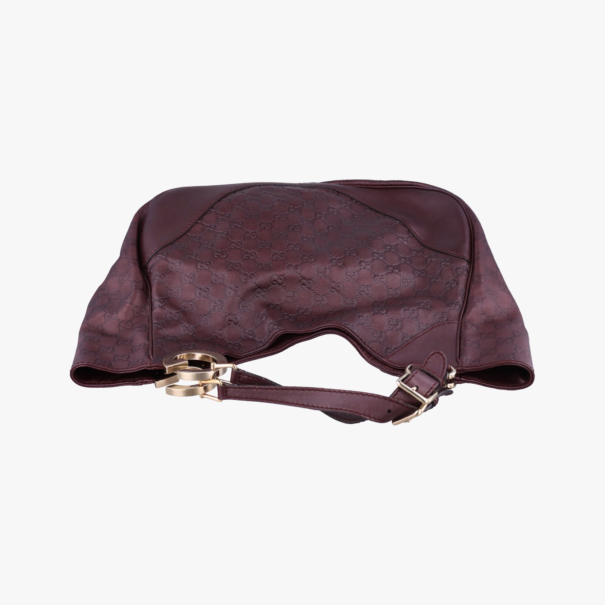 Charlotte Hobo Burgundy leather 203504 C6683948シャーロット ホーボー ワインレッド レザー 203504 C6683948