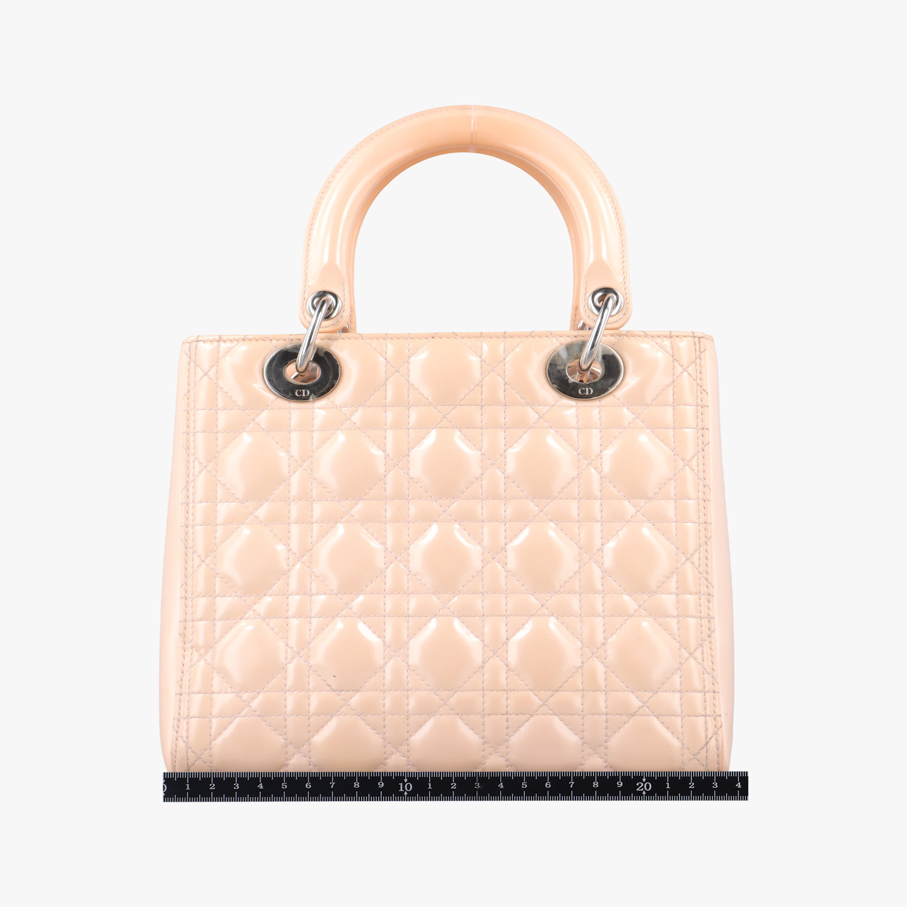 Lady Dior Beige Patent 09-BO-1104レディディオール ベージュ パテント 09-BO-1104