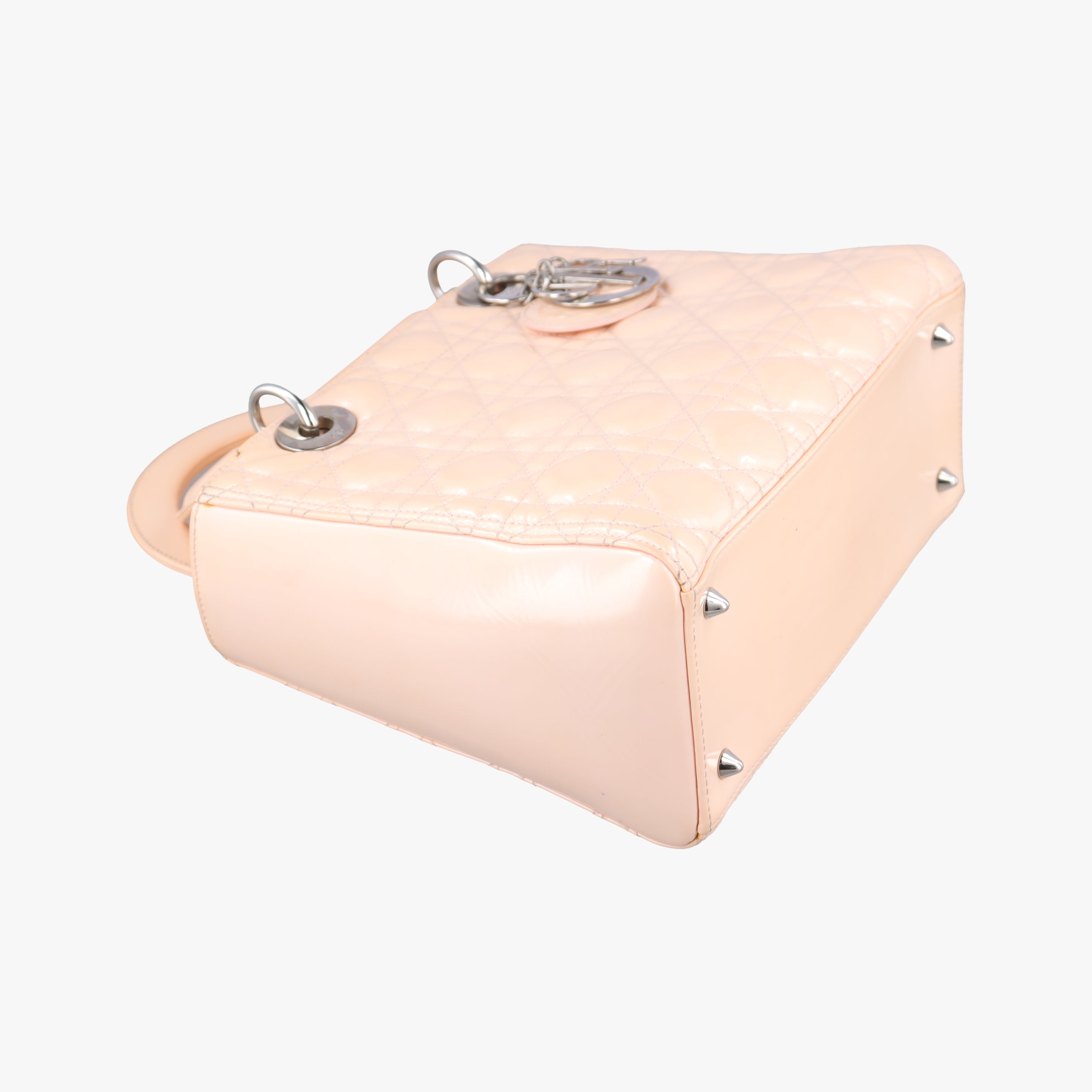 Lady Dior Beige Patent 09-BO-1104レディディオール ベージュ パテント 09-BO-1104