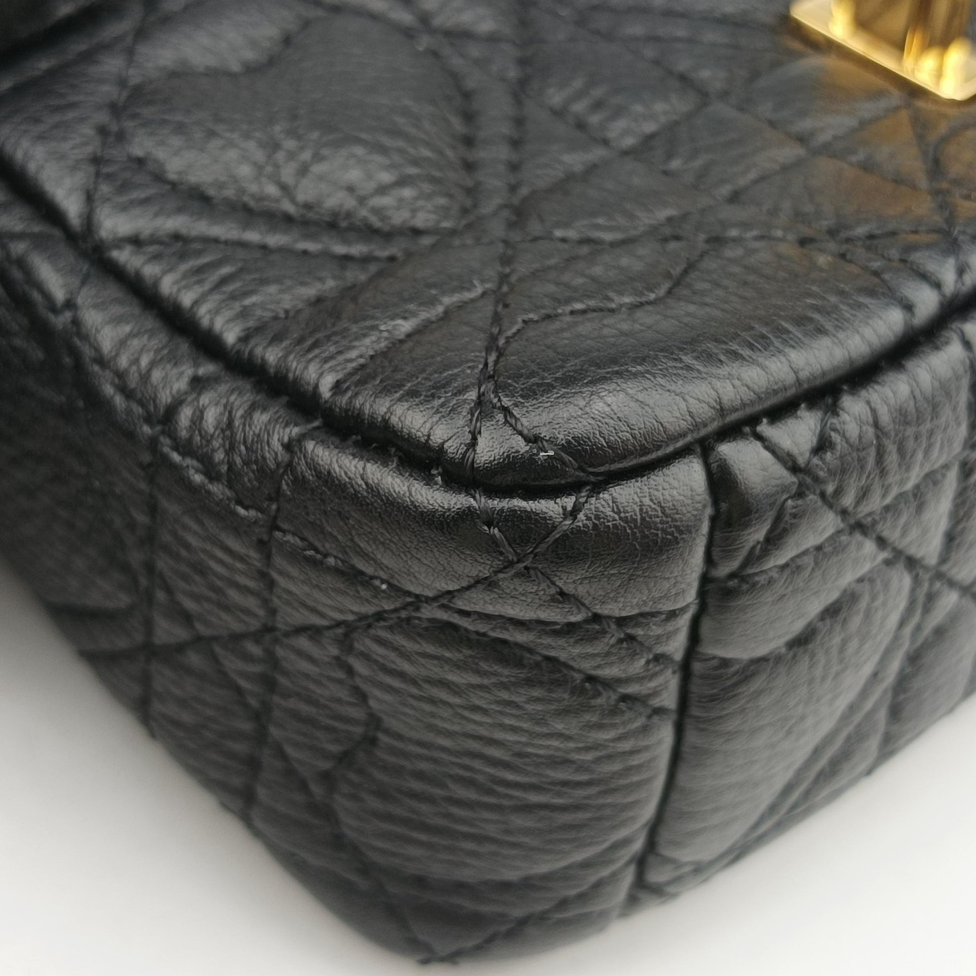 Caro micro Black Leather 40-MA-0251カロ マイクロ ブラック レザー 40-MA-0251