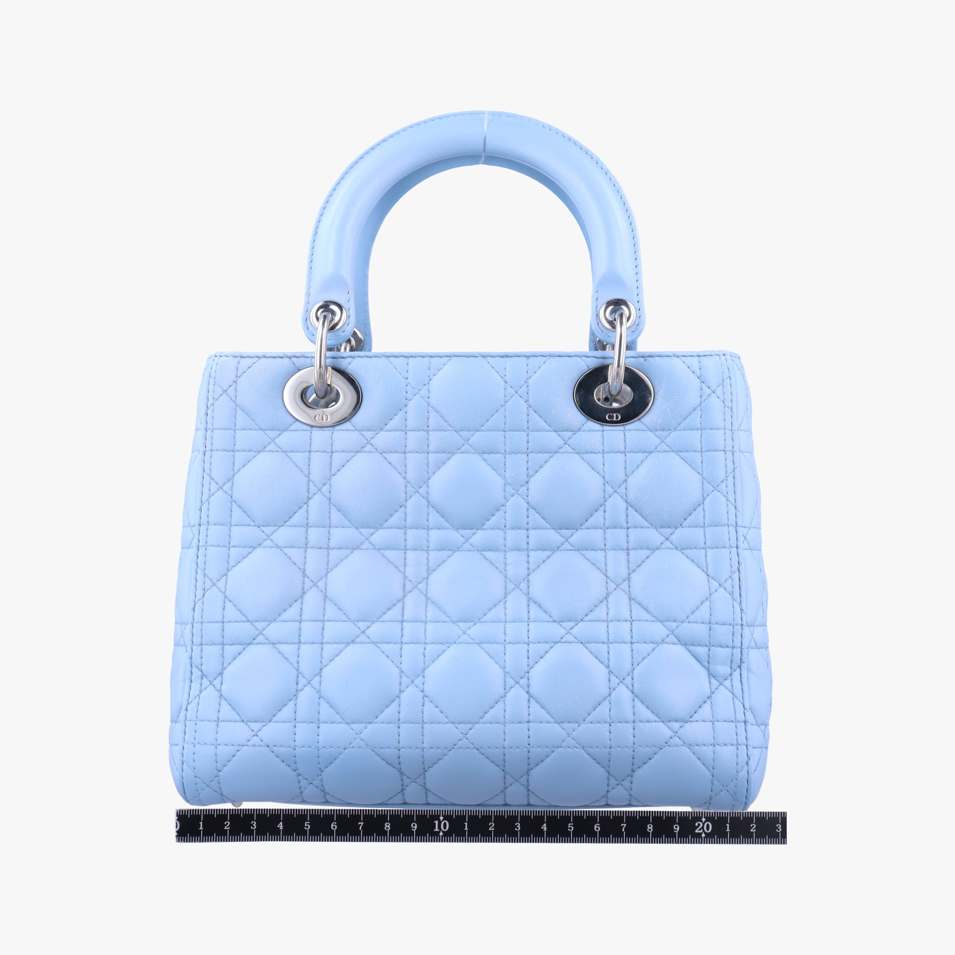Lady Dior Blue lambskin 01-BO-0124レディディオール ブルー ラムスキン 01-BO-0124
