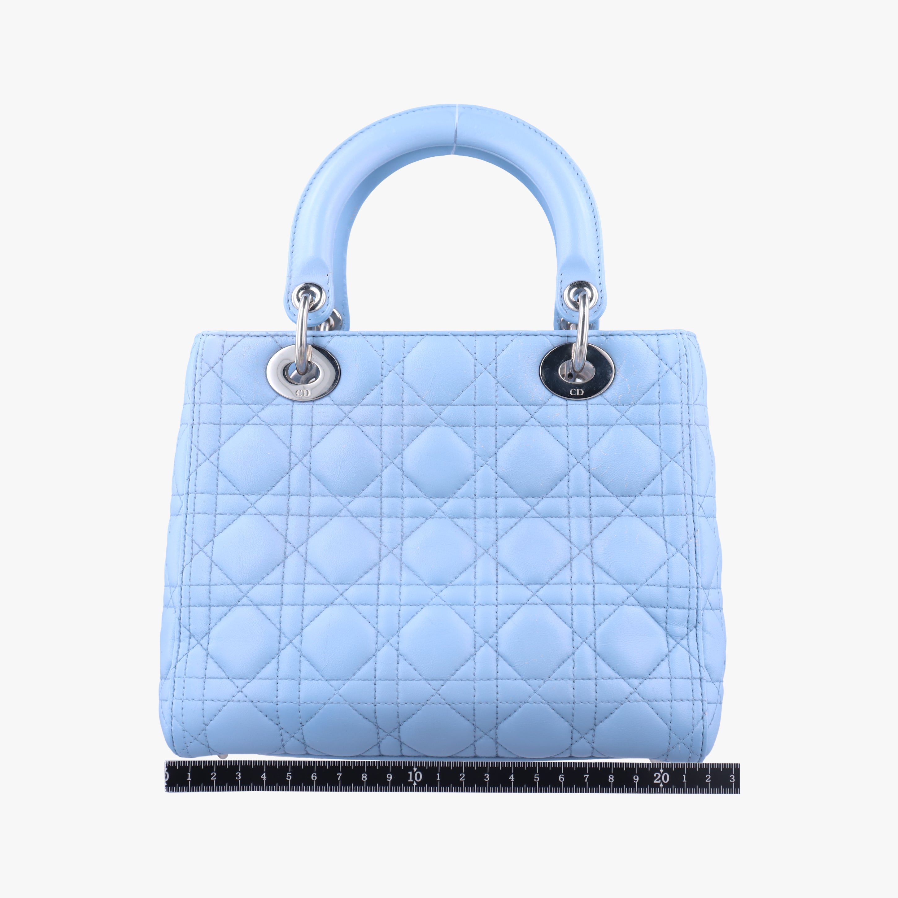 Lady Dior Blue lambskin 01-BO-0124レディディオール ブルー ラムスキン 01-BO-0124