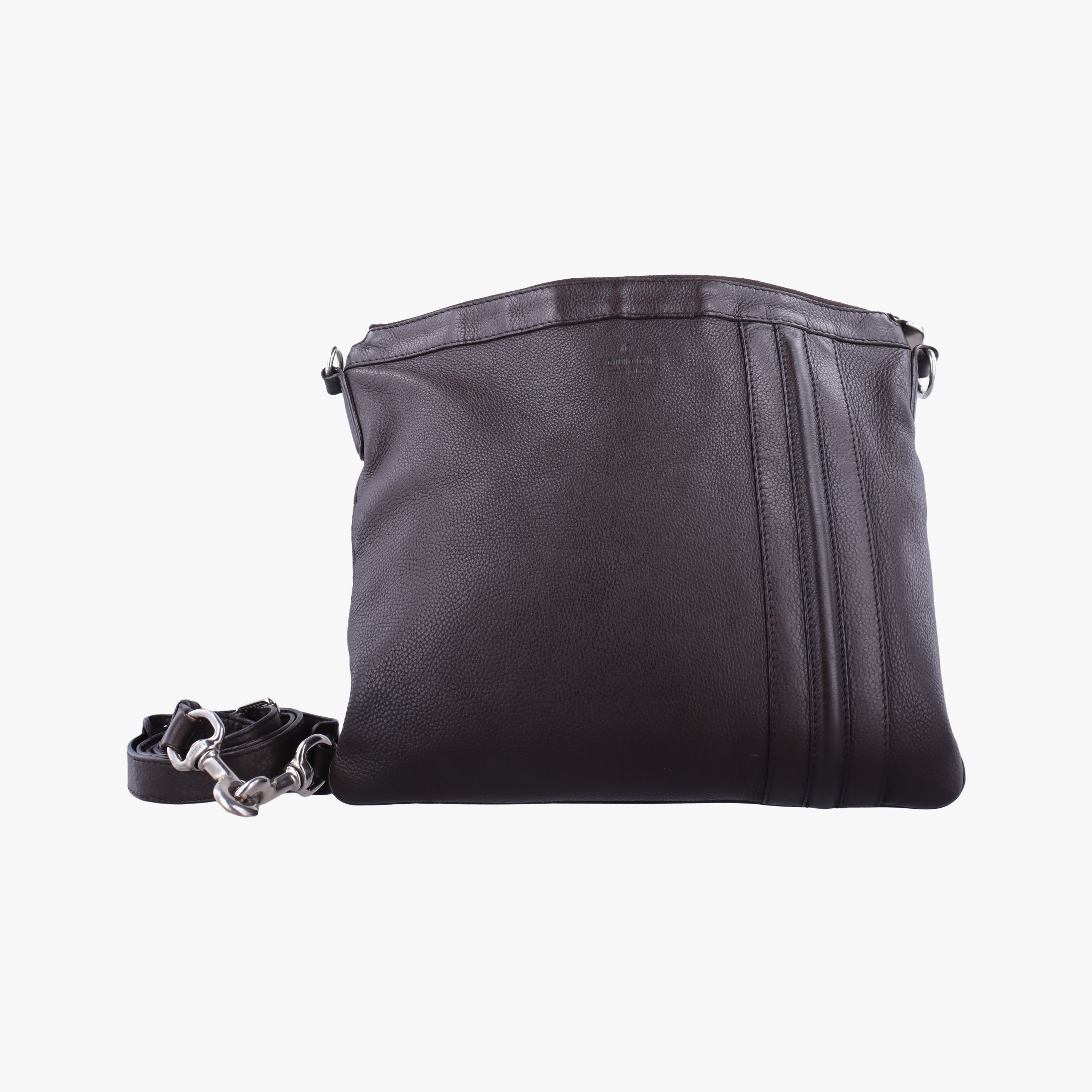 Messenger  logo Brown Leather 233329 A012501570メッセンジャー ロゴ ブラウン レザー 233329 A012501570