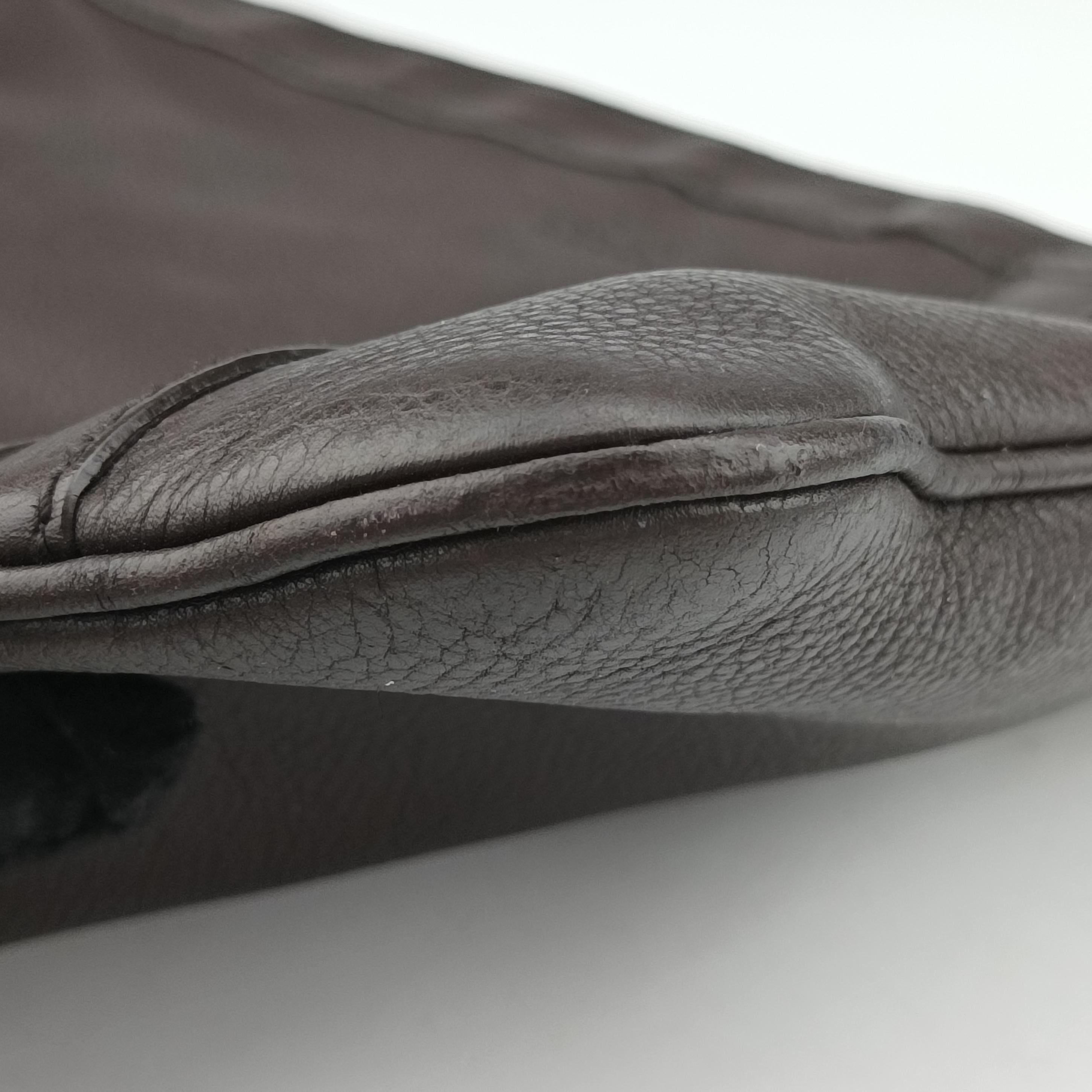 Messenger  logo Brown Leather 233329 A012501570メッセンジャー ロゴ ブラウン レザー 233329 A012501570