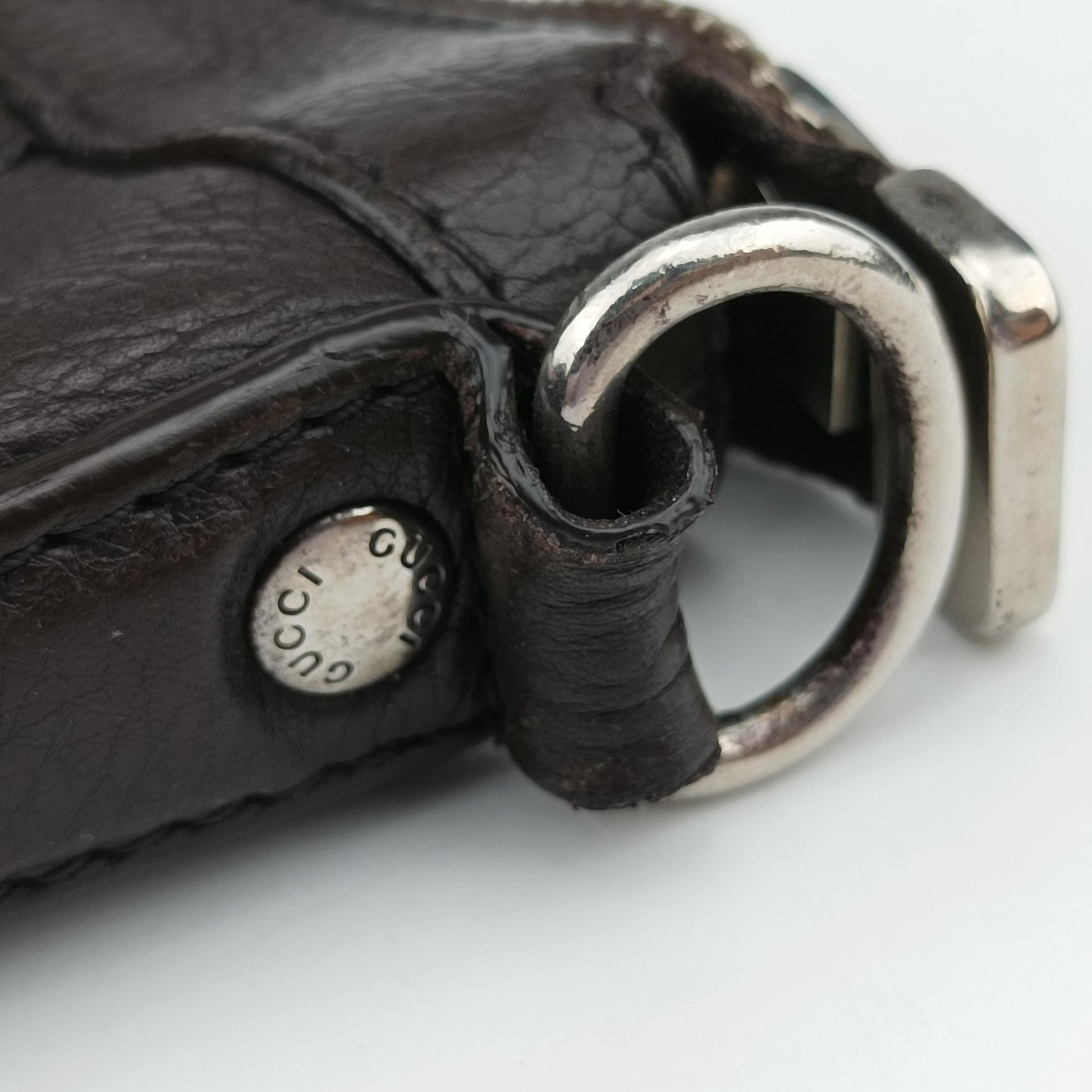 Messenger  logo Brown Leather 233329 A012501570メッセンジャー ロゴ ブラウン レザー 233329 A012501570