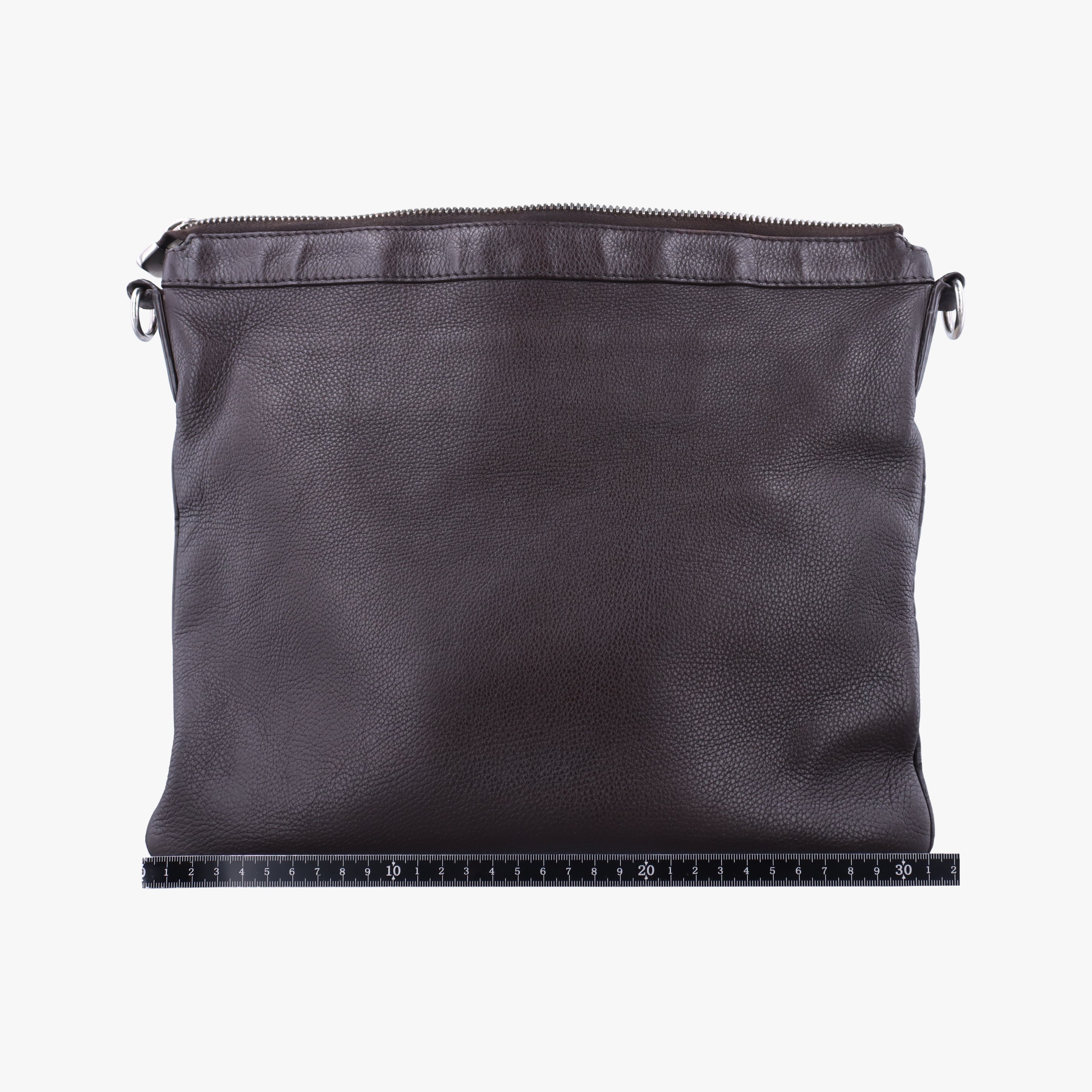 Messenger  logo Brown Leather 233329 A012501570メッセンジャー ロゴ ブラウン レザー 233329 A012501570