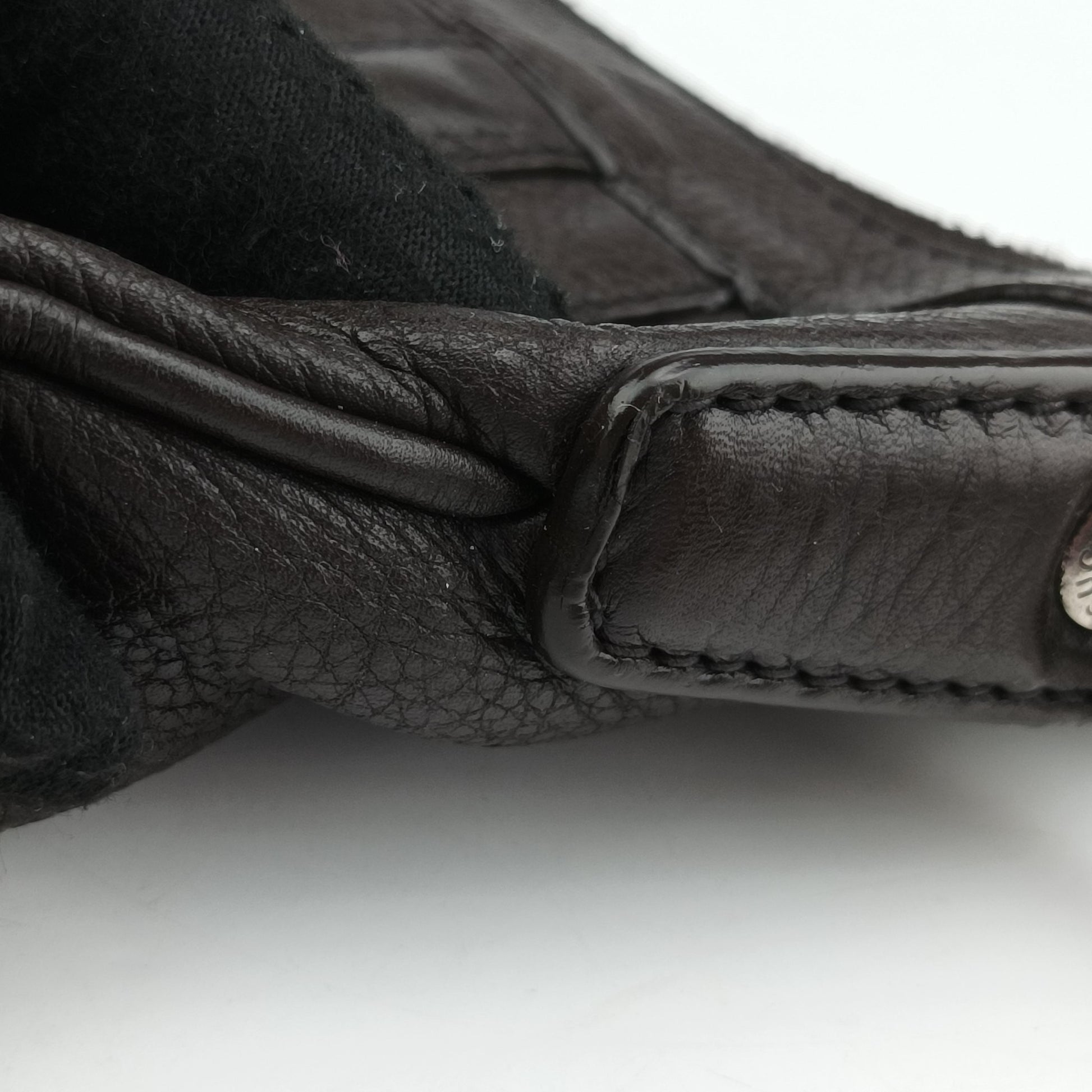Messenger  logo Brown Leather 233329 A012501570メッセンジャー ロゴ ブラウン レザー 233329 A012501570