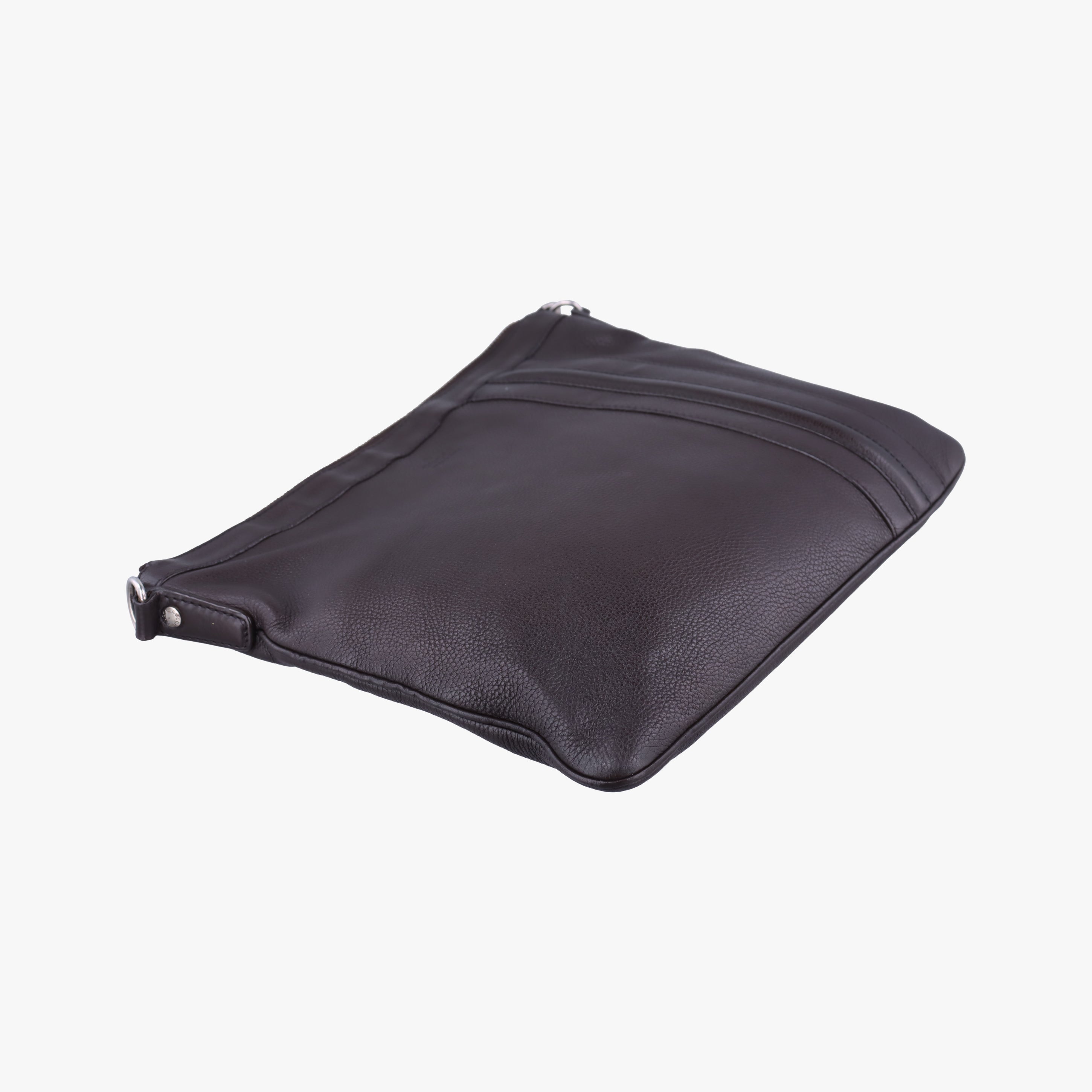 Messenger  logo Brown Leather 233329 A012501570メッセンジャー ロゴ ブラウン レザー 233329 A012501570