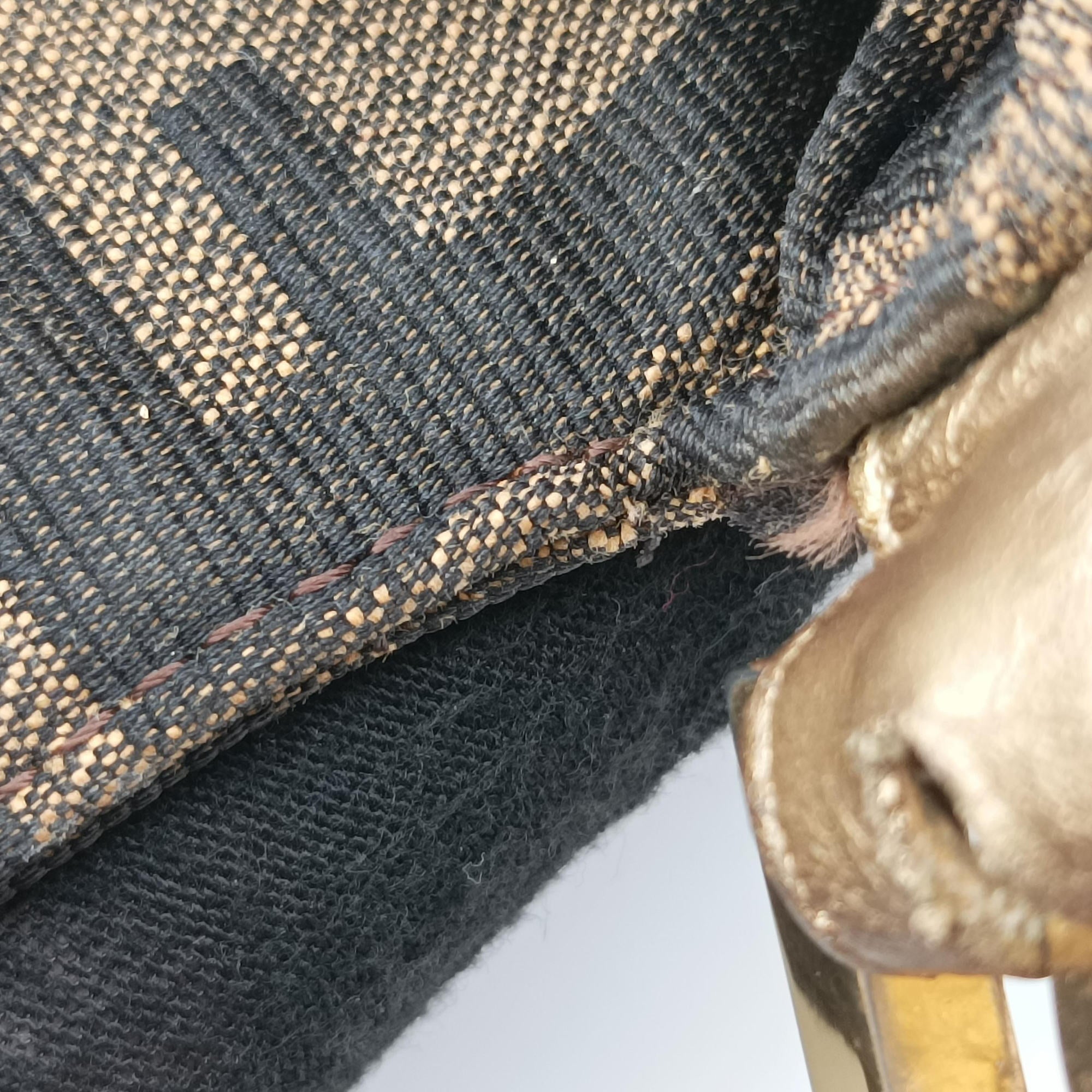 Baguette Brown×Multicolour canvas×leather Lot number unknownバケット ブラウン×マルチカラー キャンバス×レザー 製番不明