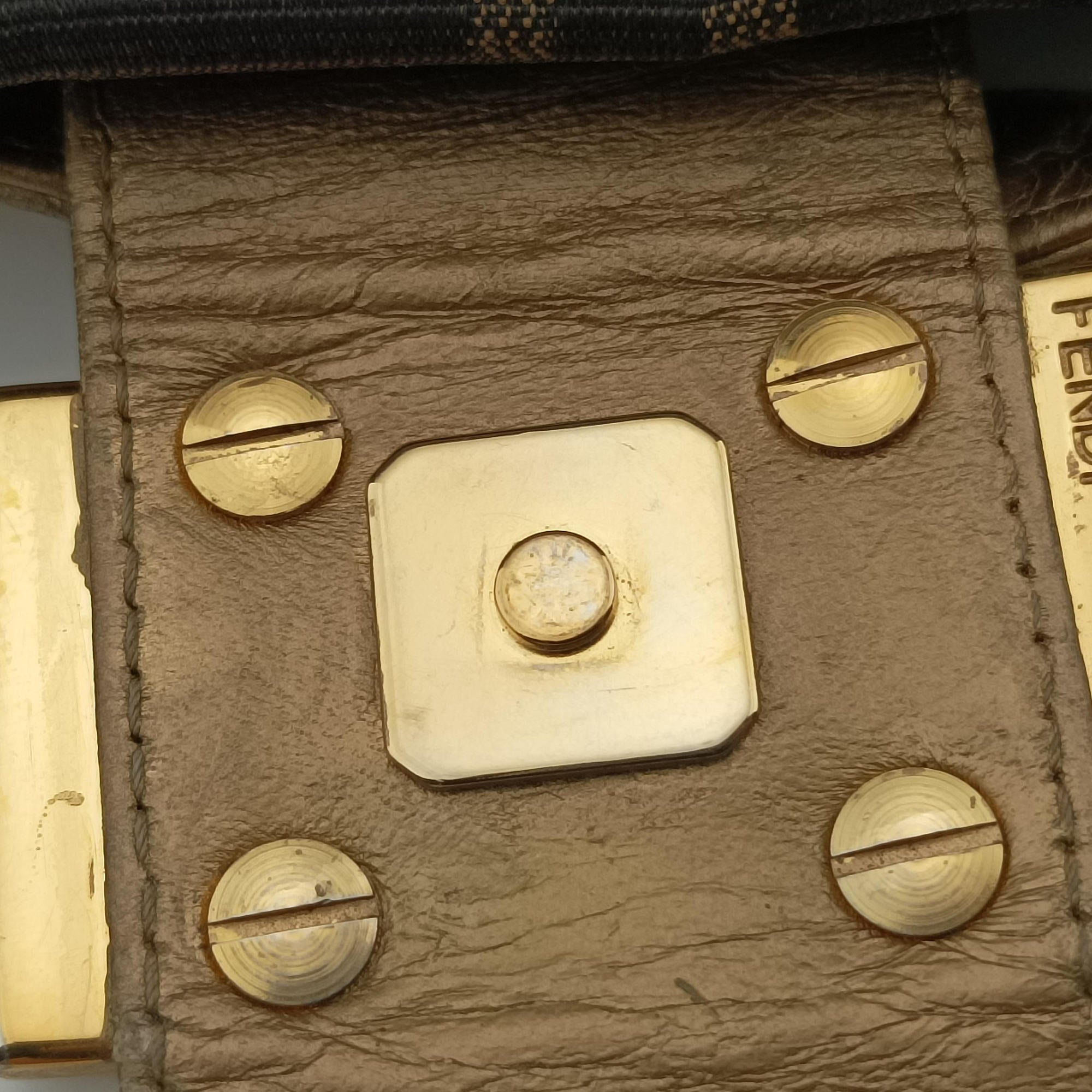 Baguette Brown×Multicolour canvas×leather Lot number unknownバケット ブラウン×マルチカラー キャンバス×レザー 製番不明