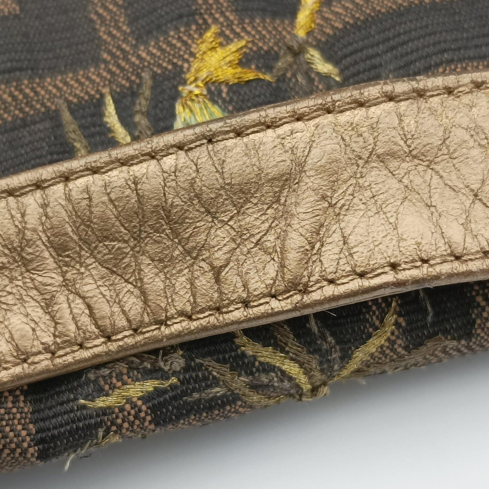 Baguette Brown×Multicolour canvas×leather Lot number unknownバケット ブラウン×マルチカラー キャンバス×レザー 製番不明