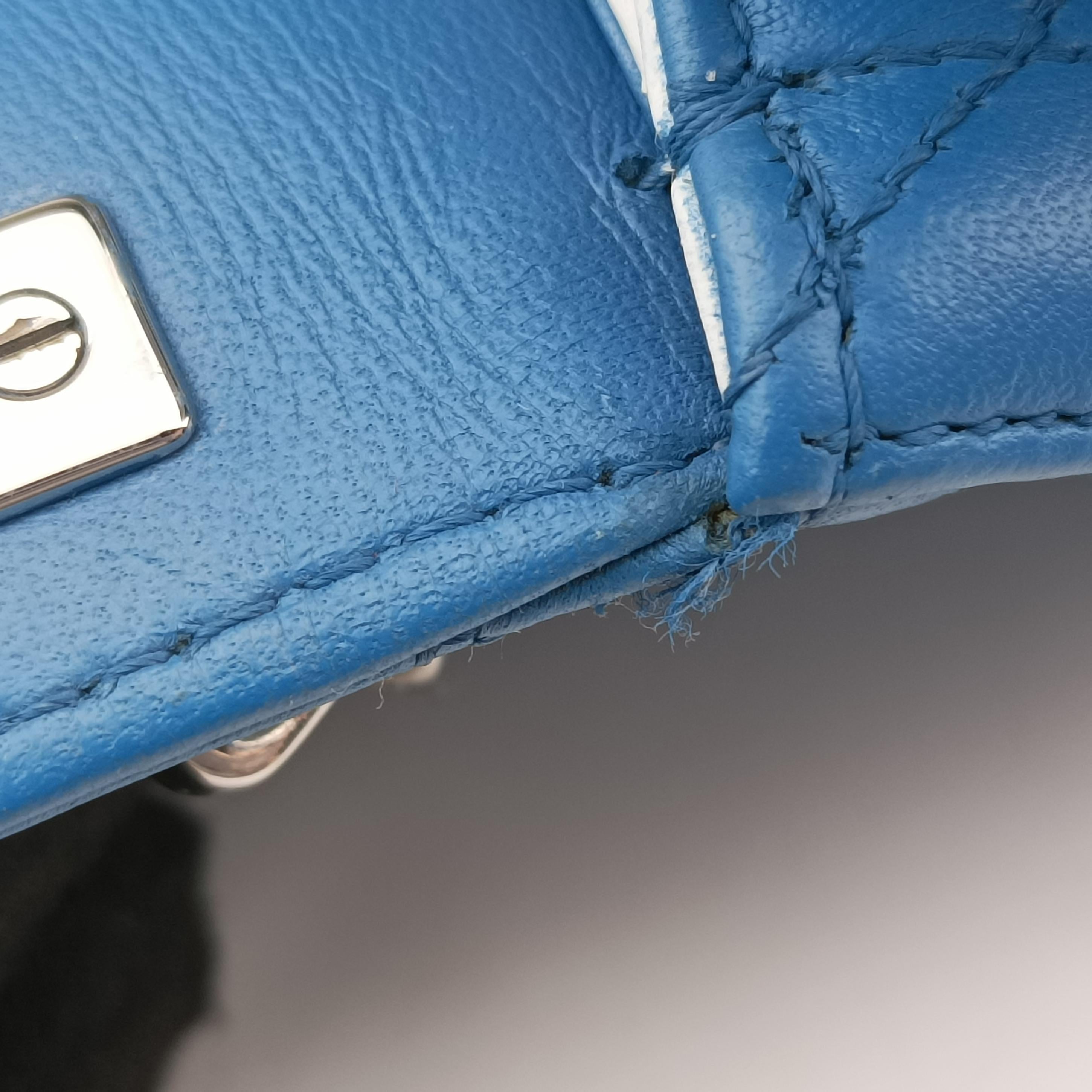 Miss Dior Canage Blue lambskin 12-MA-1121ミスディオール カナージュ ブルー ラムスキン 12-MA-1121