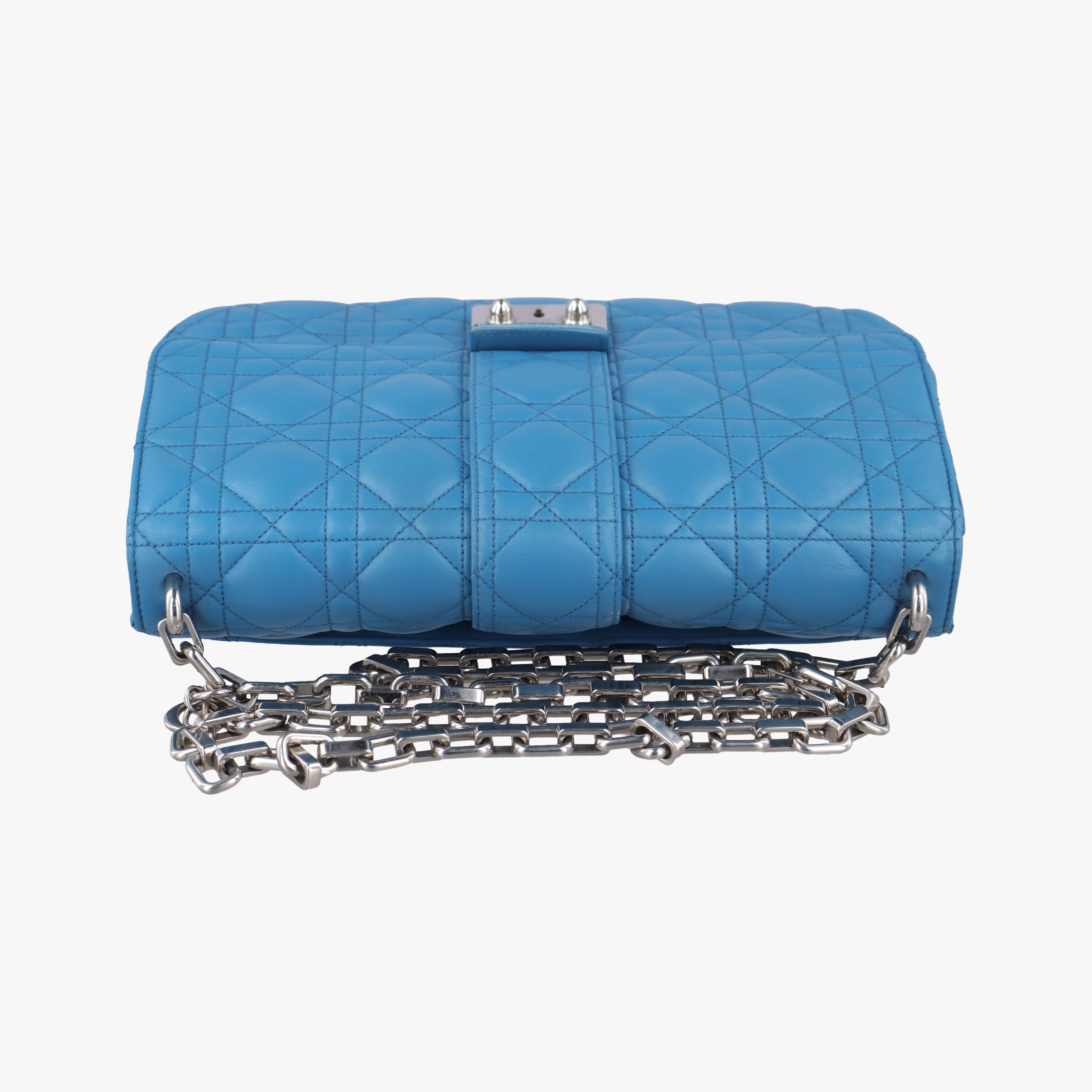 Miss Dior Canage Blue lambskin 12-MA-1121ミスディオール カナージュ ブルー ラムスキン 12-MA-1121