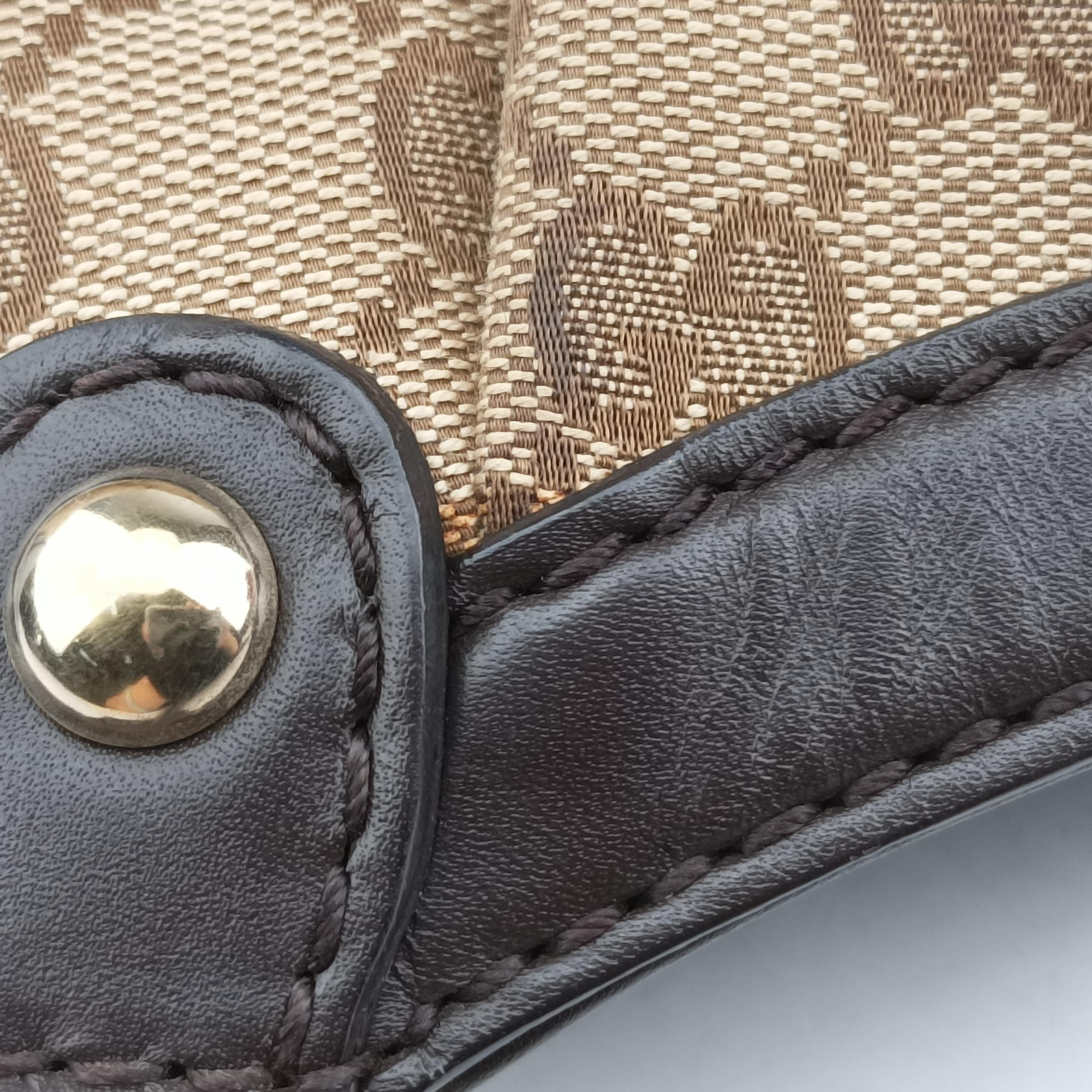 Sukey Brown canvas×leather 211943 H012668308スーキー ブラウン キャンバス×レザー 211943 H012668308