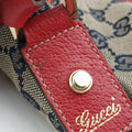 Abbey Pochette Beige x Red x Multicolor Leather×canvas 130939 アビー ポシェット ベージュ×レッド×マルチカラー レザー×キャンバス 130939 