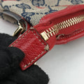 Abbey Pochette Beige x Red x Multicolor Leather×canvas 130939 アビー ポシェット ベージュ×レッド×マルチカラー レザー×キャンバス 130939 