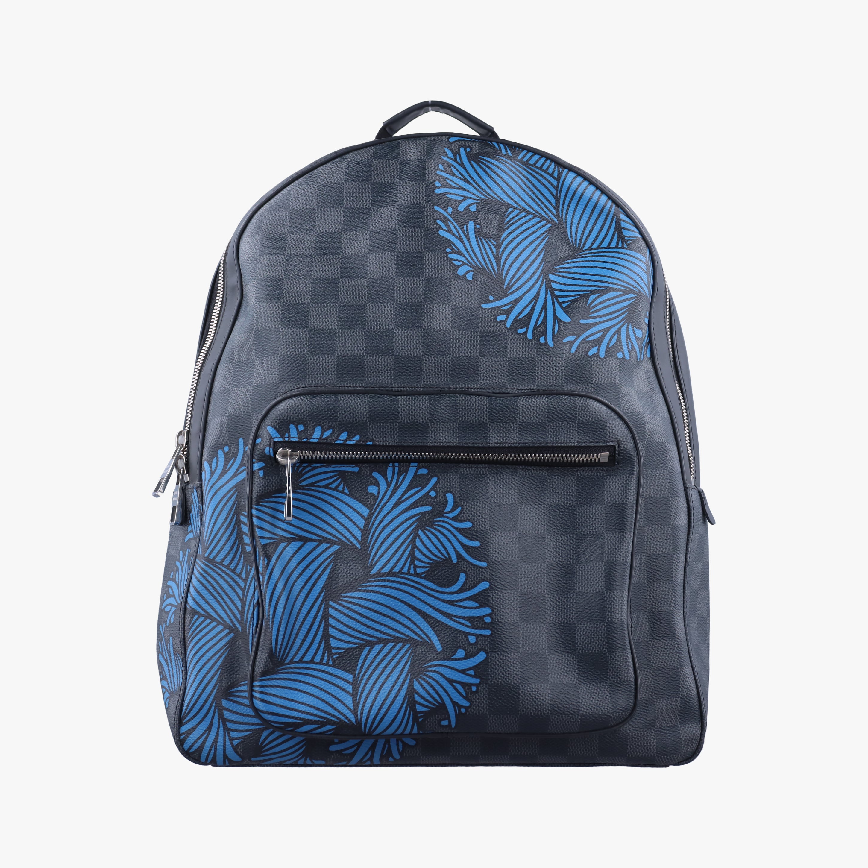 Josh Christopher Nemeth Rope Pattern blue×multicolor Damier Graphite N41712 TJ3166ジョッシュ クリストファー ネメス ロープパターン ブルー×マルチカラー ダミエ グラフィット N41712 TJ3166