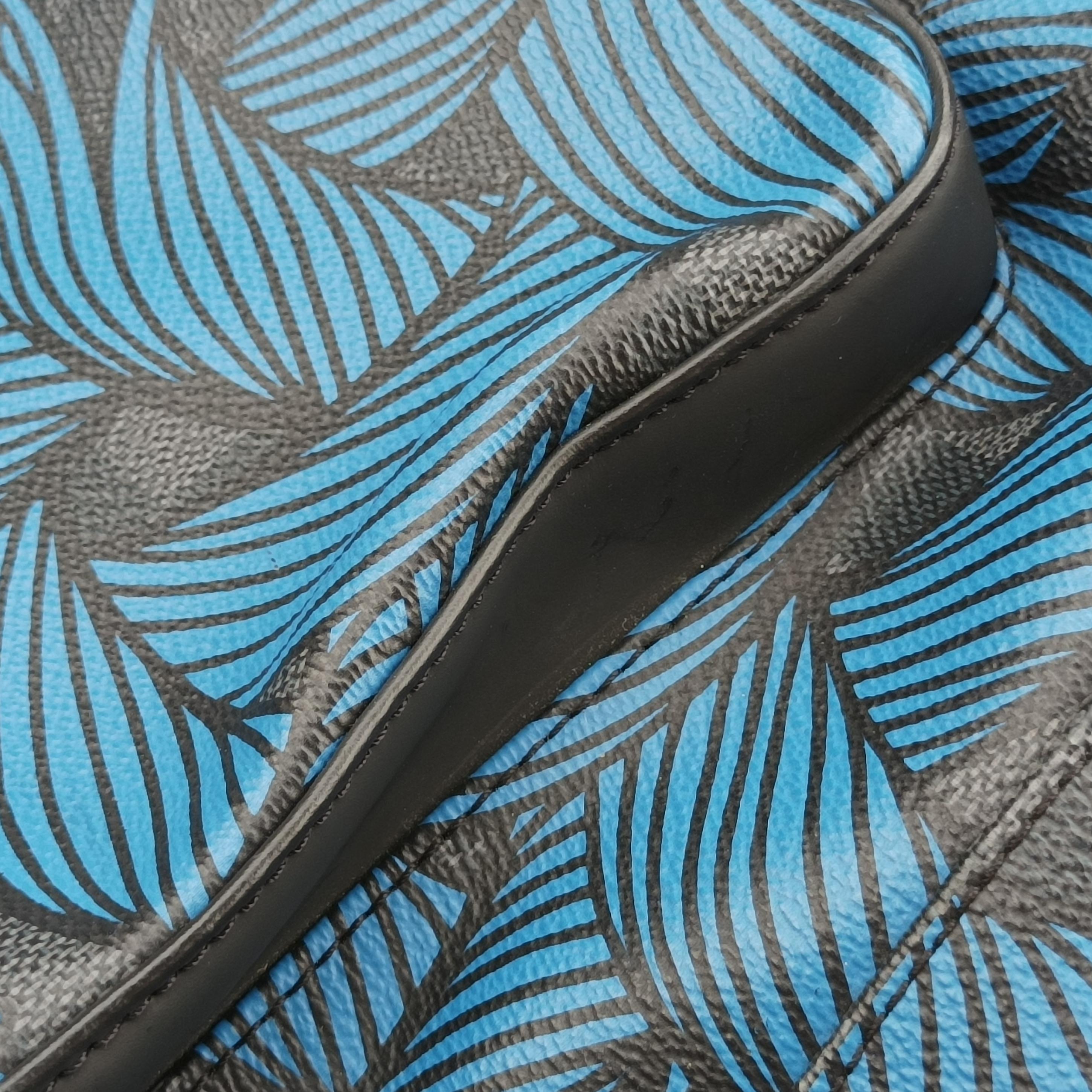 Josh Christopher Nemeth Rope Pattern blue×multicolor Damier Graphite N41712 TJ3166ジョッシュ クリストファー ネメス ロープパターン ブルー×マルチカラー ダミエ グラフィット N41712 TJ3166