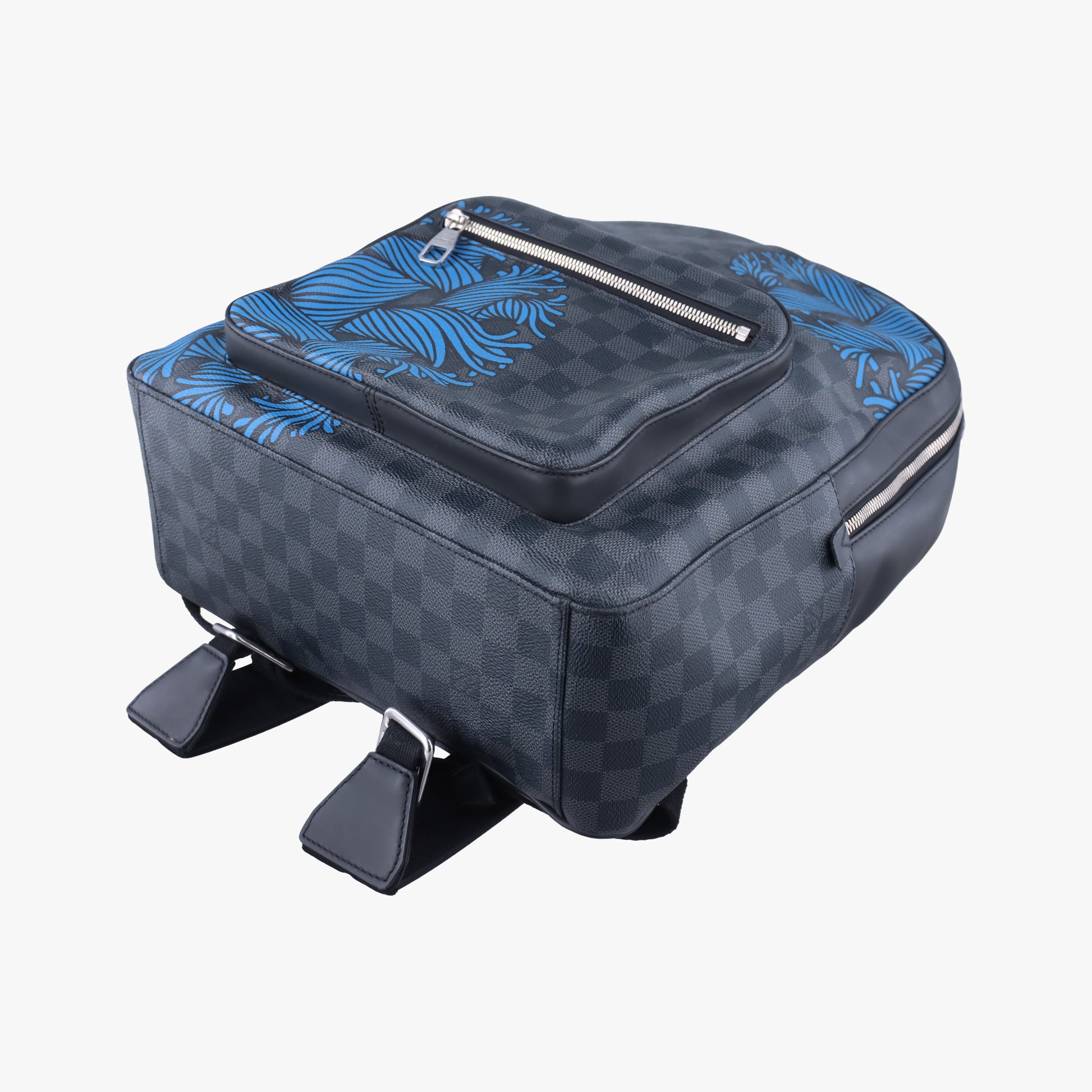 Josh Christopher Nemeth Rope Pattern blue×multicolor Damier Graphite N41712 TJ3166ジョッシュ クリストファー ネメス ロープパターン ブルー×マルチカラー ダミエ グラフィット N41712 TJ3166