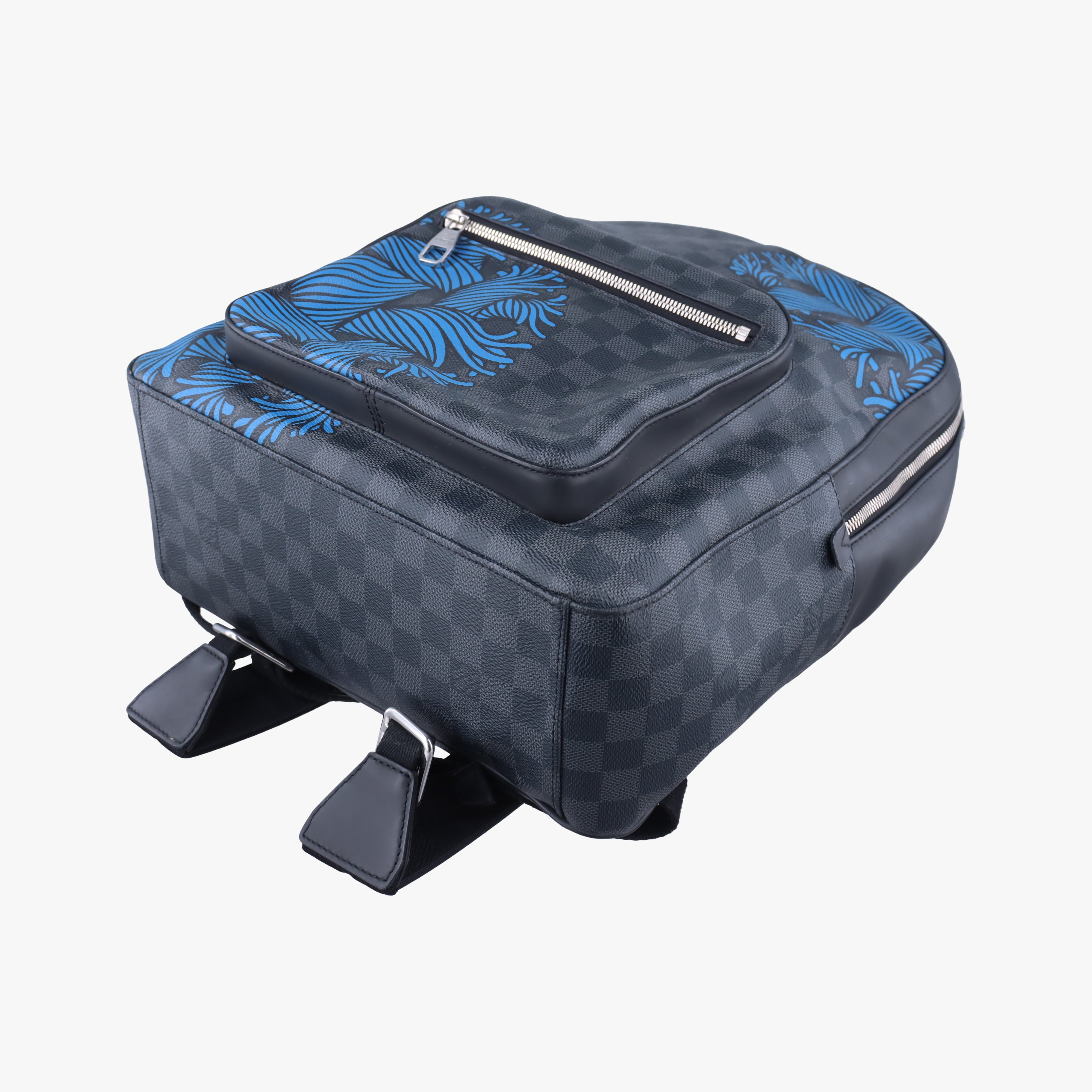 Josh Christopher Nemeth Rope Pattern blue×multicolor Damier Graphite N41712 TJ3166ジョッシュ クリストファー ネメス ロープパターン ブルー×マルチカラー ダミエ グラフィット N41712 TJ3166