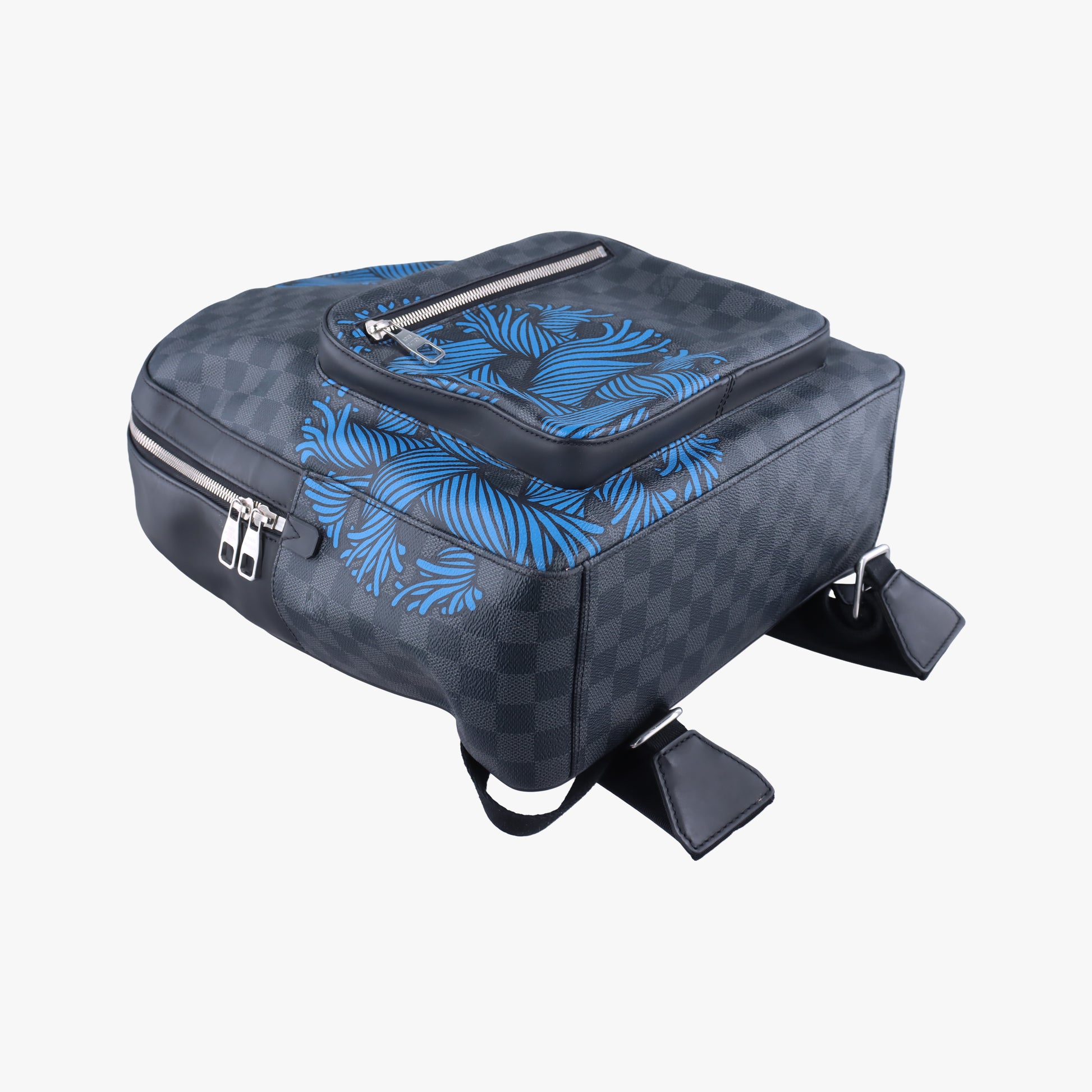 Josh Christopher Nemeth Rope Pattern blue×multicolor Damier Graphite N41712 TJ3166ジョッシュ クリストファー ネメス ロープパターン ブルー×マルチカラー ダミエ グラフィット N41712 TJ3166