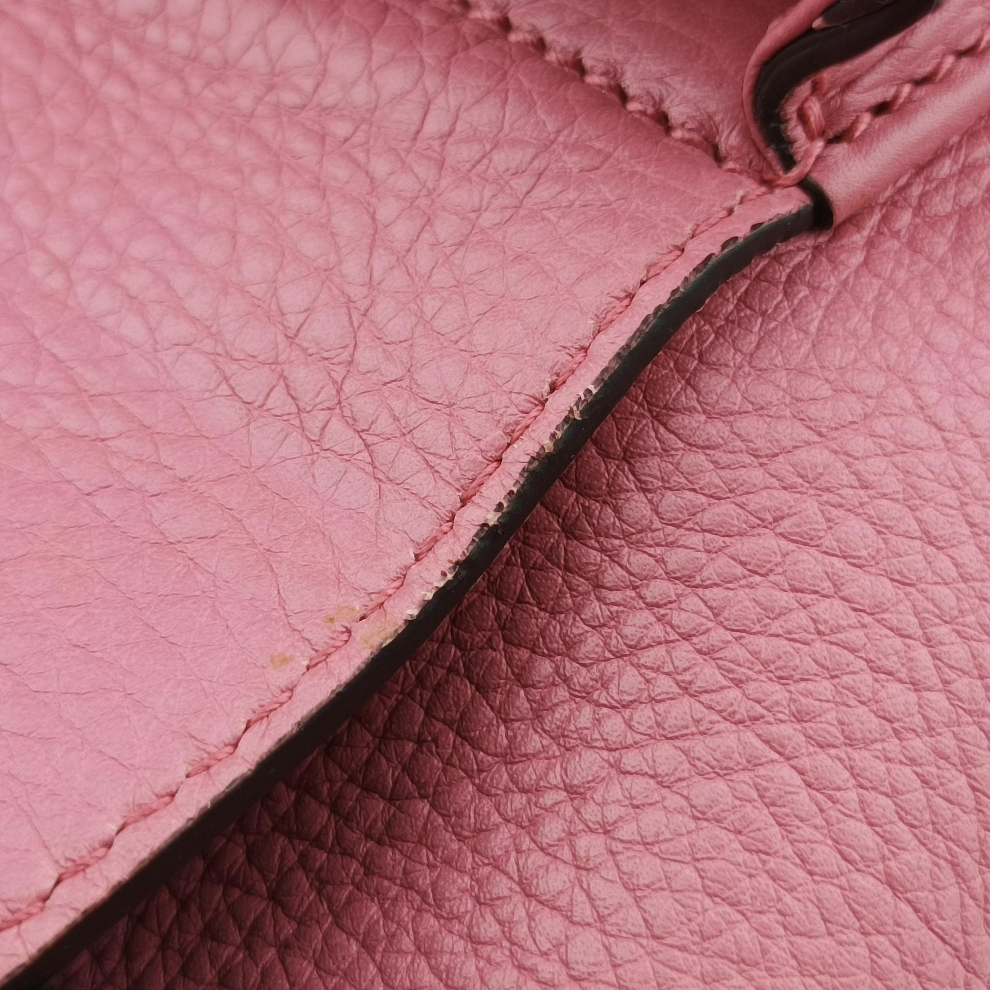 Bamboo fringe tassel Pink Leather 370833 I017857403バンブー ピンク レザー 370833 I017857403