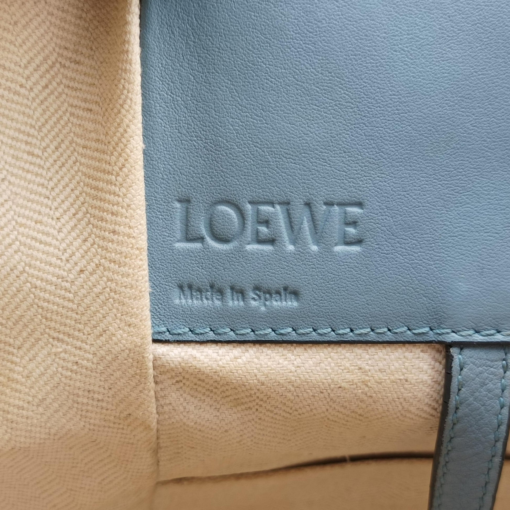 hammock Blue x Light Blue leather 06 17 09ハンモック ブルー×ライトブルー レザー 06 17 09