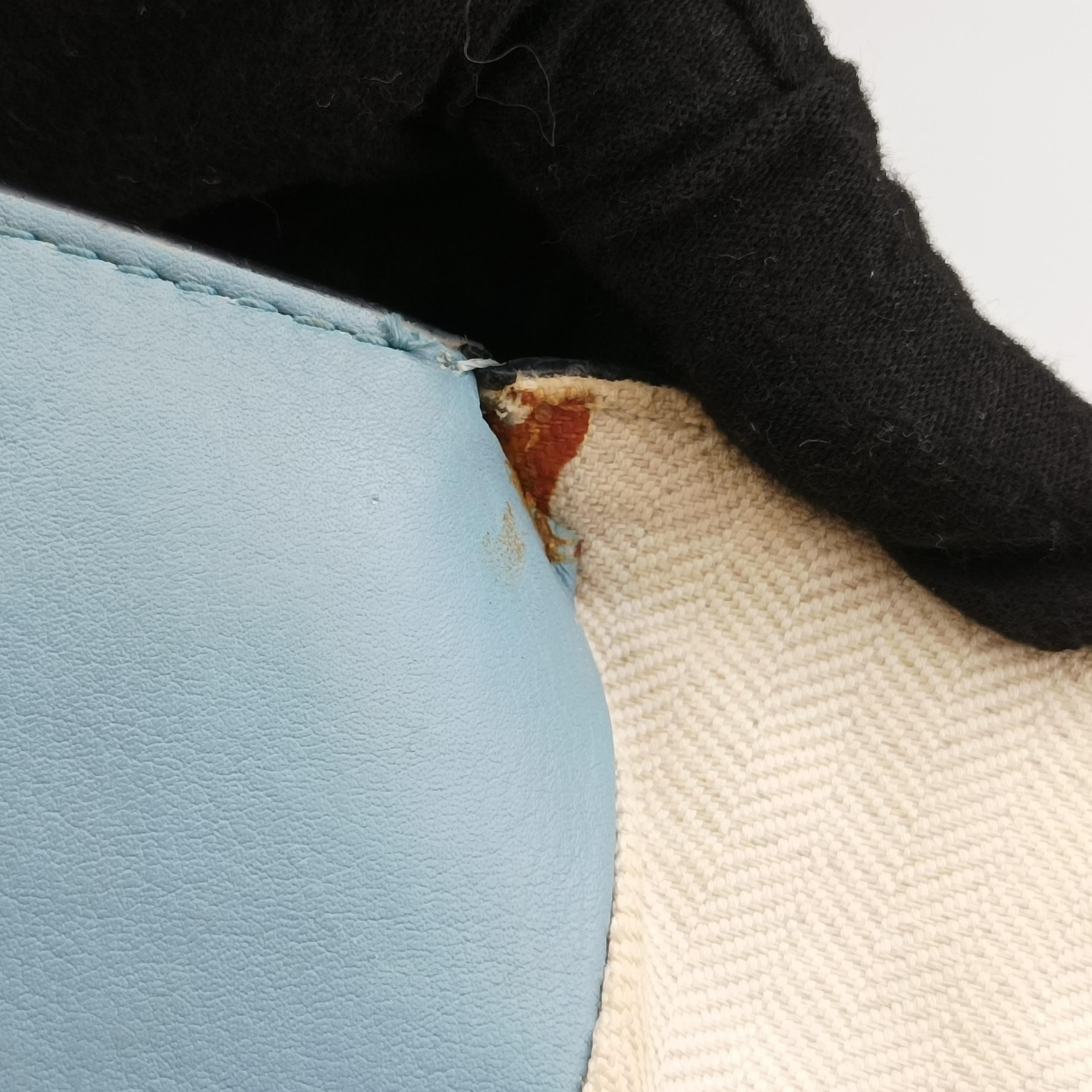 hammock Blue x Light Blue leather 06 17 09ハンモック ブルー×ライトブルー レザー 06 17 09