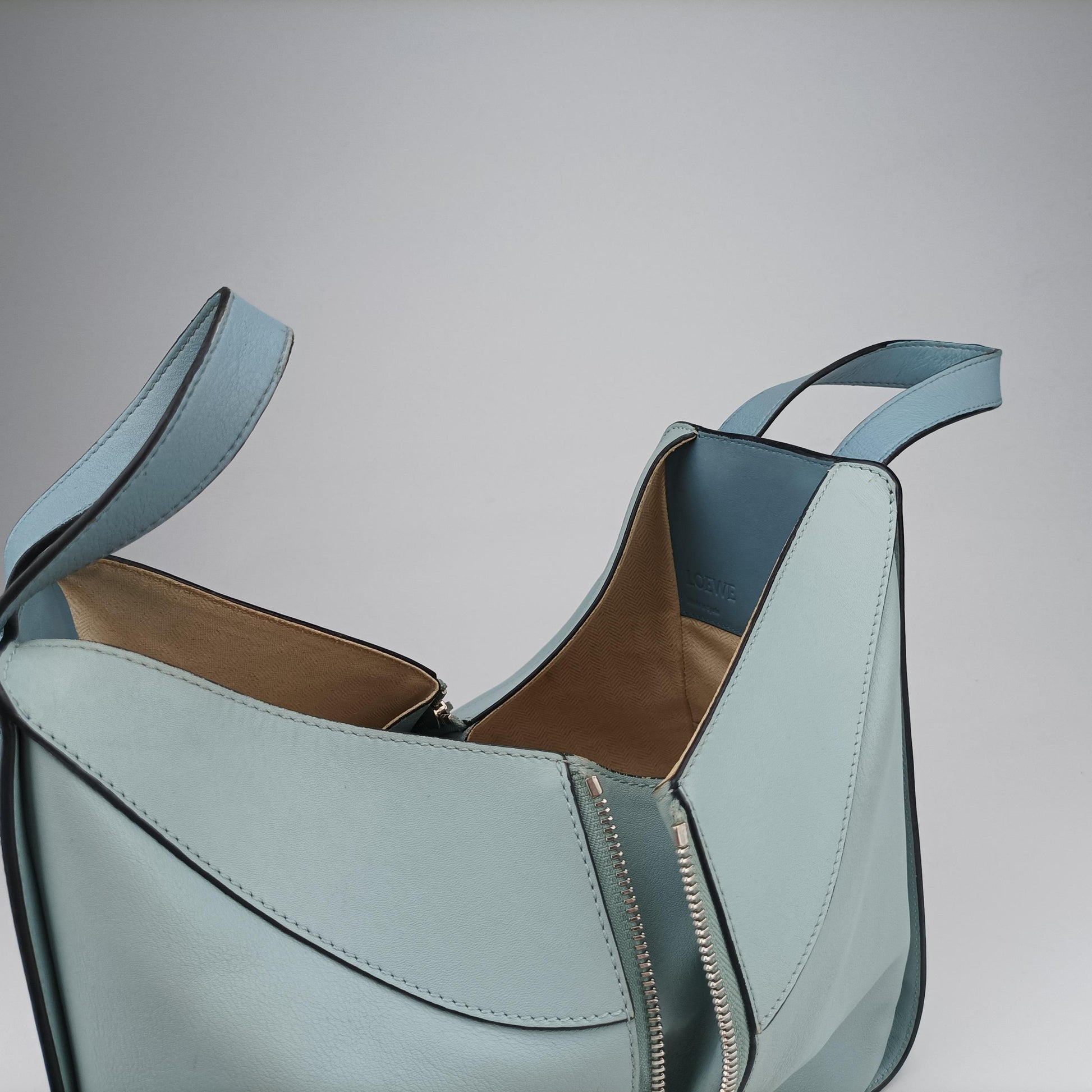 hammock Blue x Light Blue leather 06 17 09ハンモック ブルー×ライトブルー レザー 06 17 09