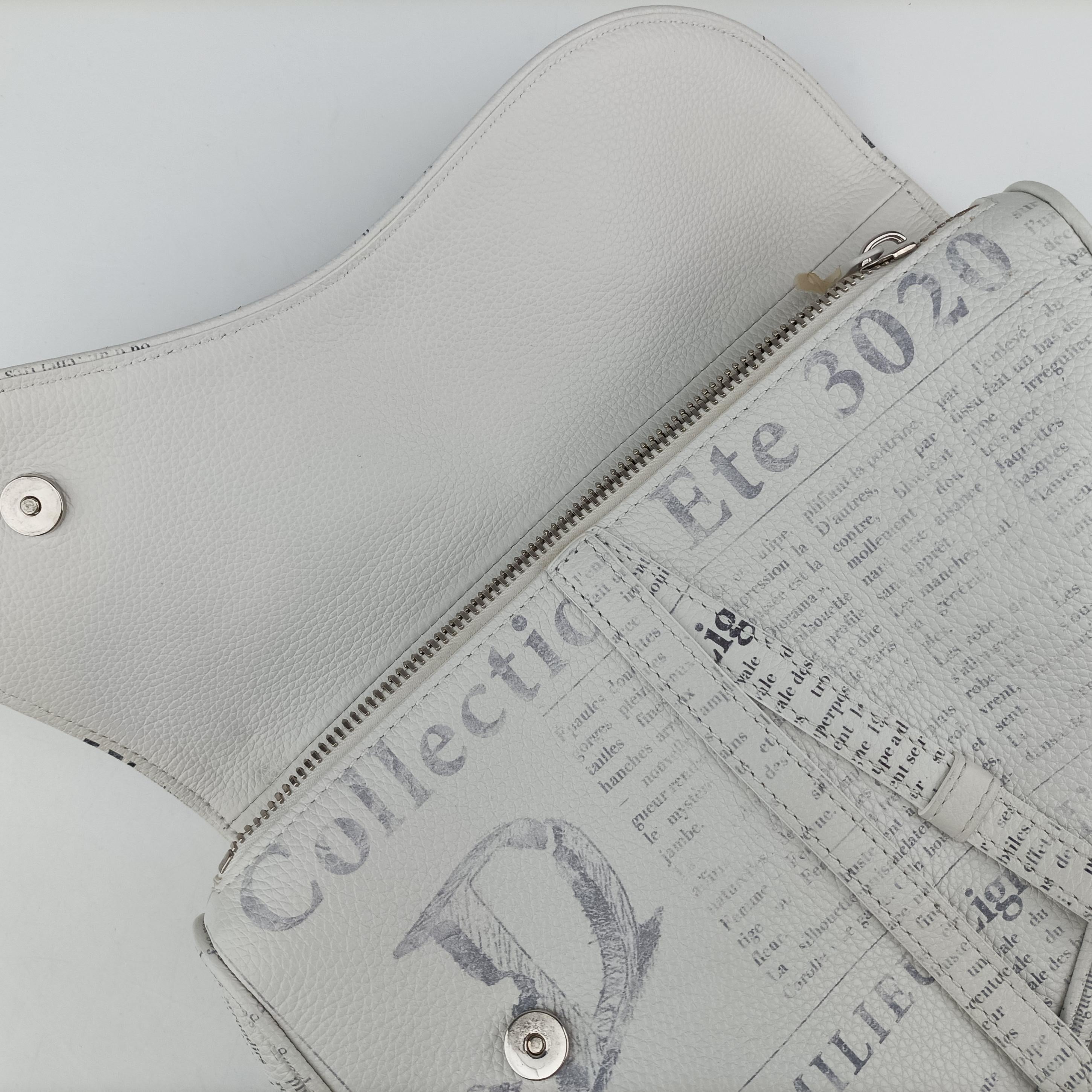 Saddle White Leather 06-BO-1119サドル ホワイト レザー 06-BO-1119
