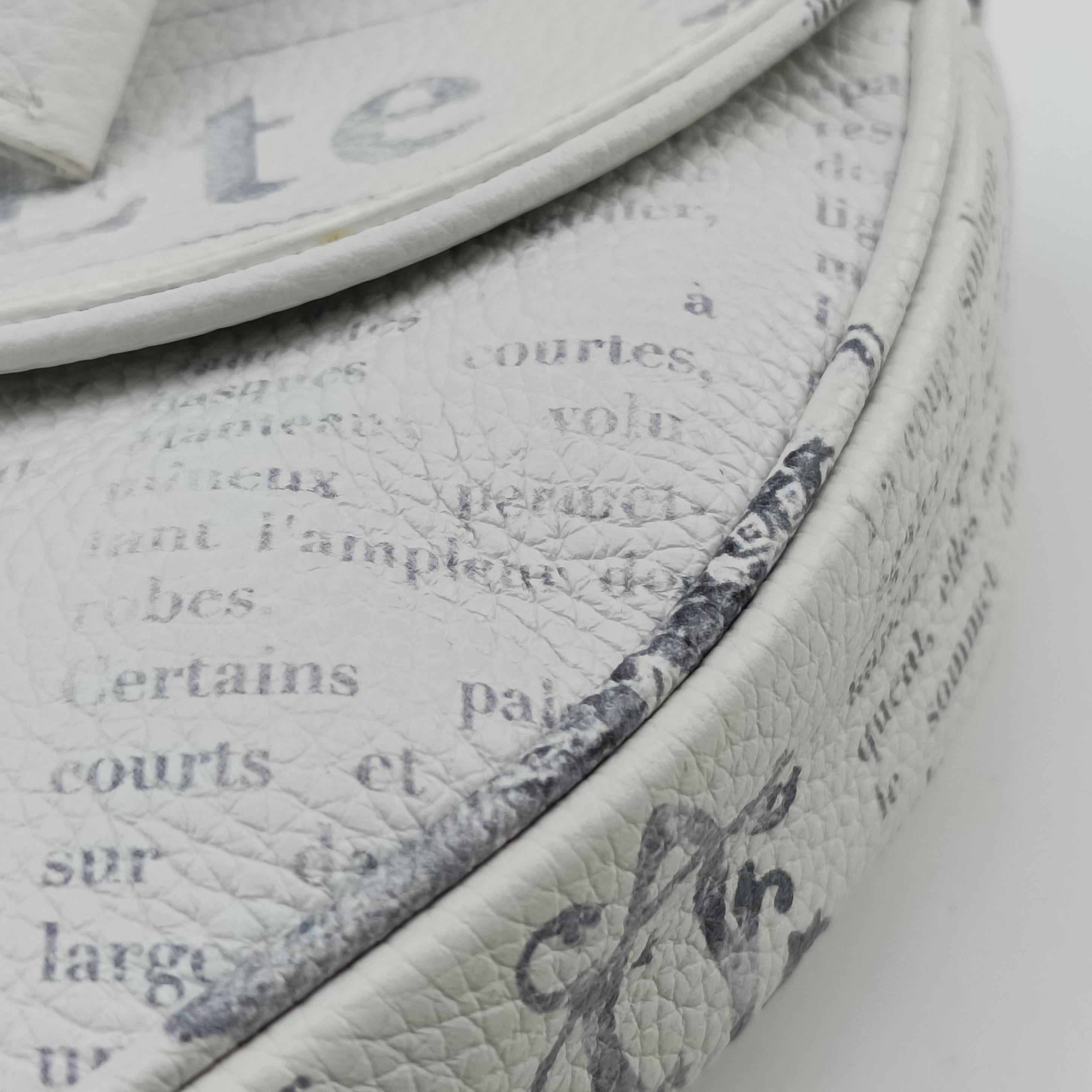 Saddle White Leather 06-BO-1119サドル ホワイト レザー 06-BO-1119
